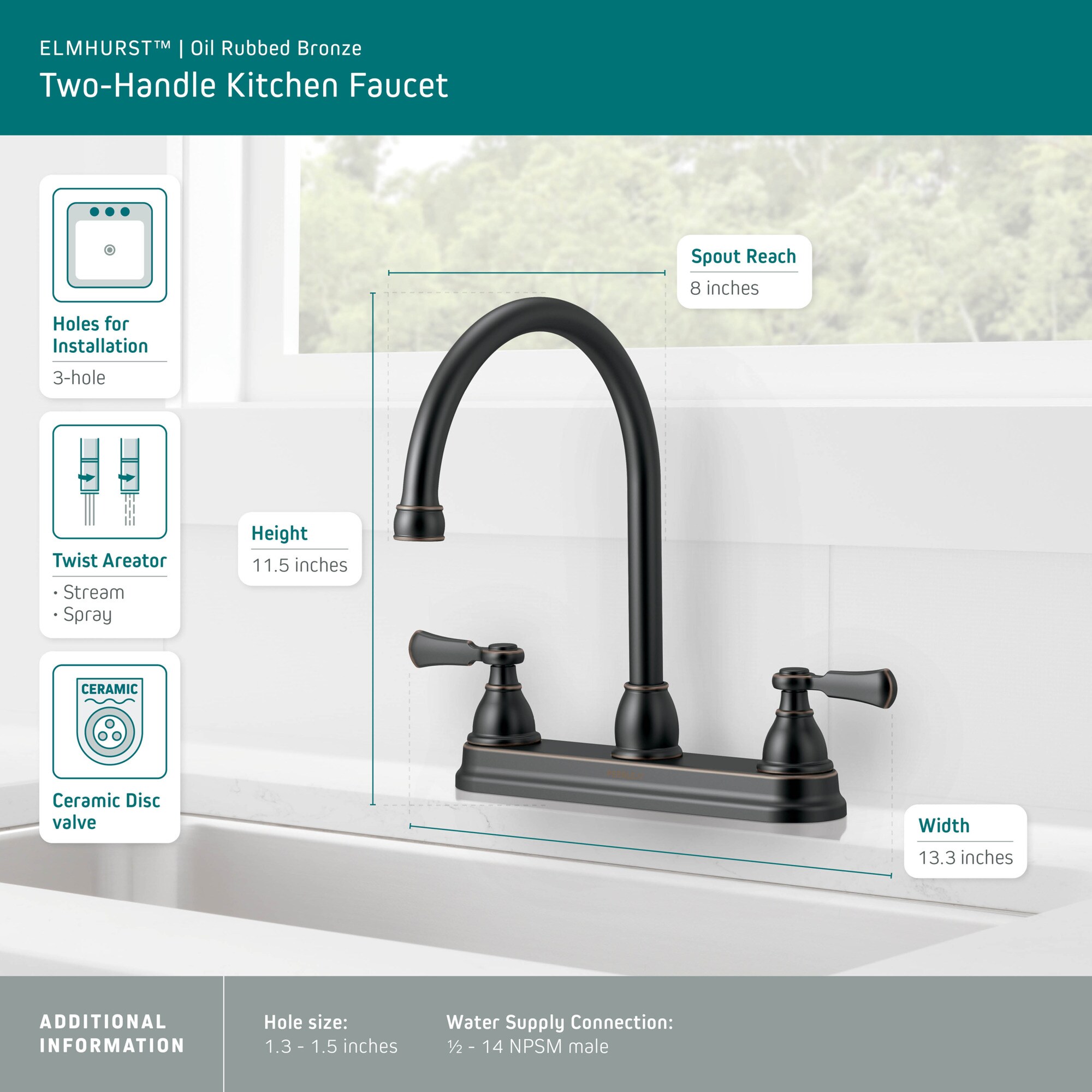 Peerless P2965LF-OB Kitchen-Faucets - View #8