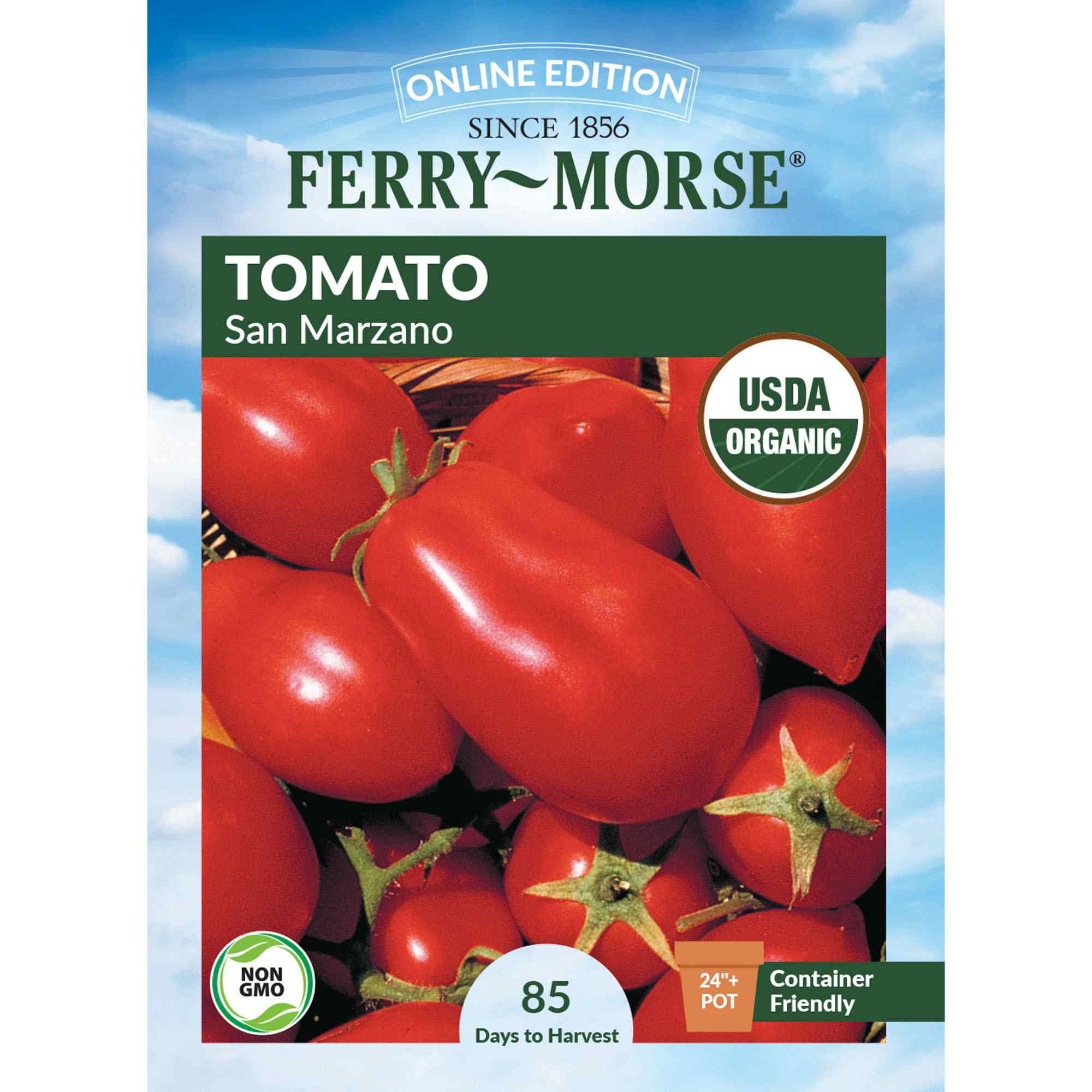Ferry-Morse LC25.1411 Organic Tomato Seeds 300 Milligram(s)