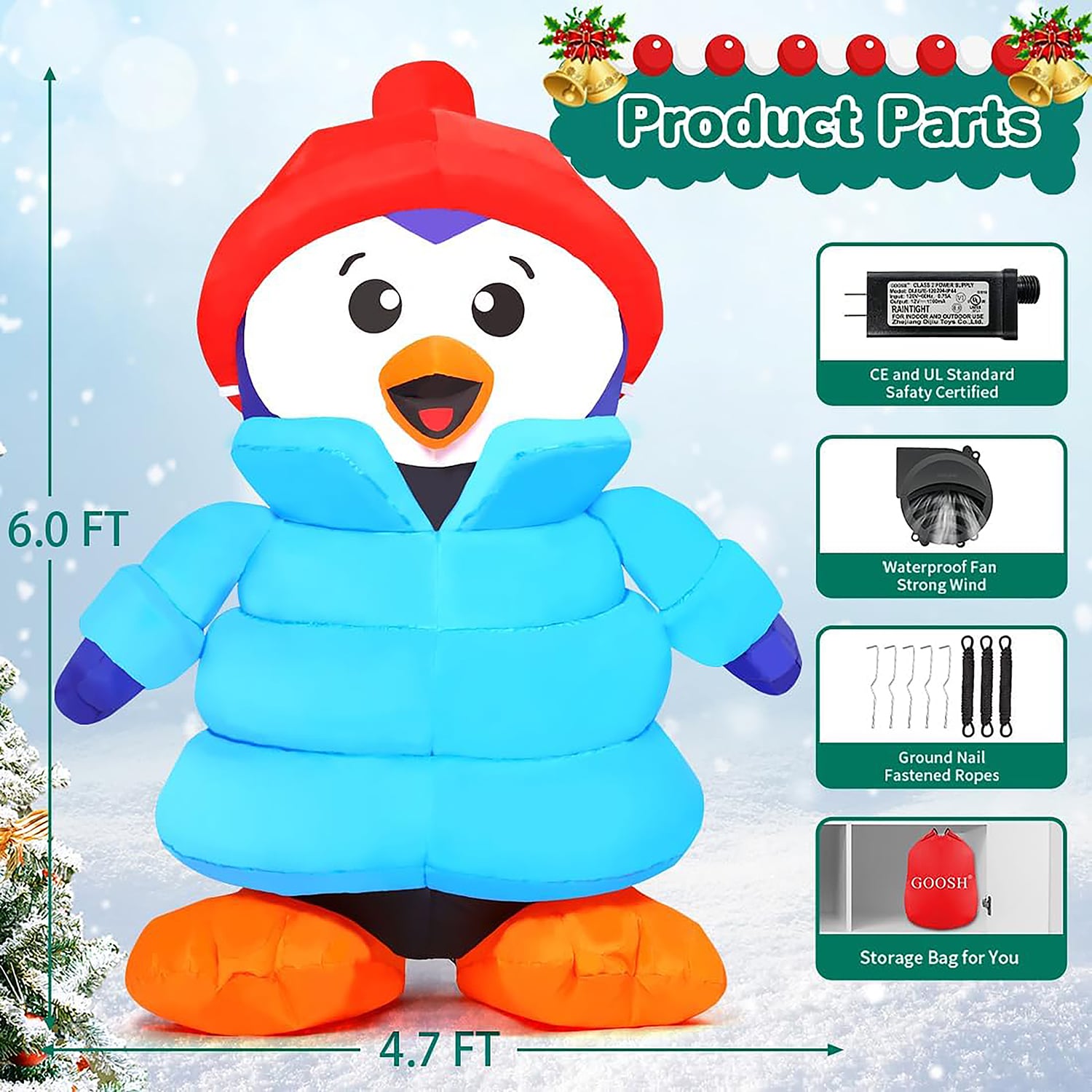 GOOSH DJ-SD-27207 Christmas-Inflatables - View #4