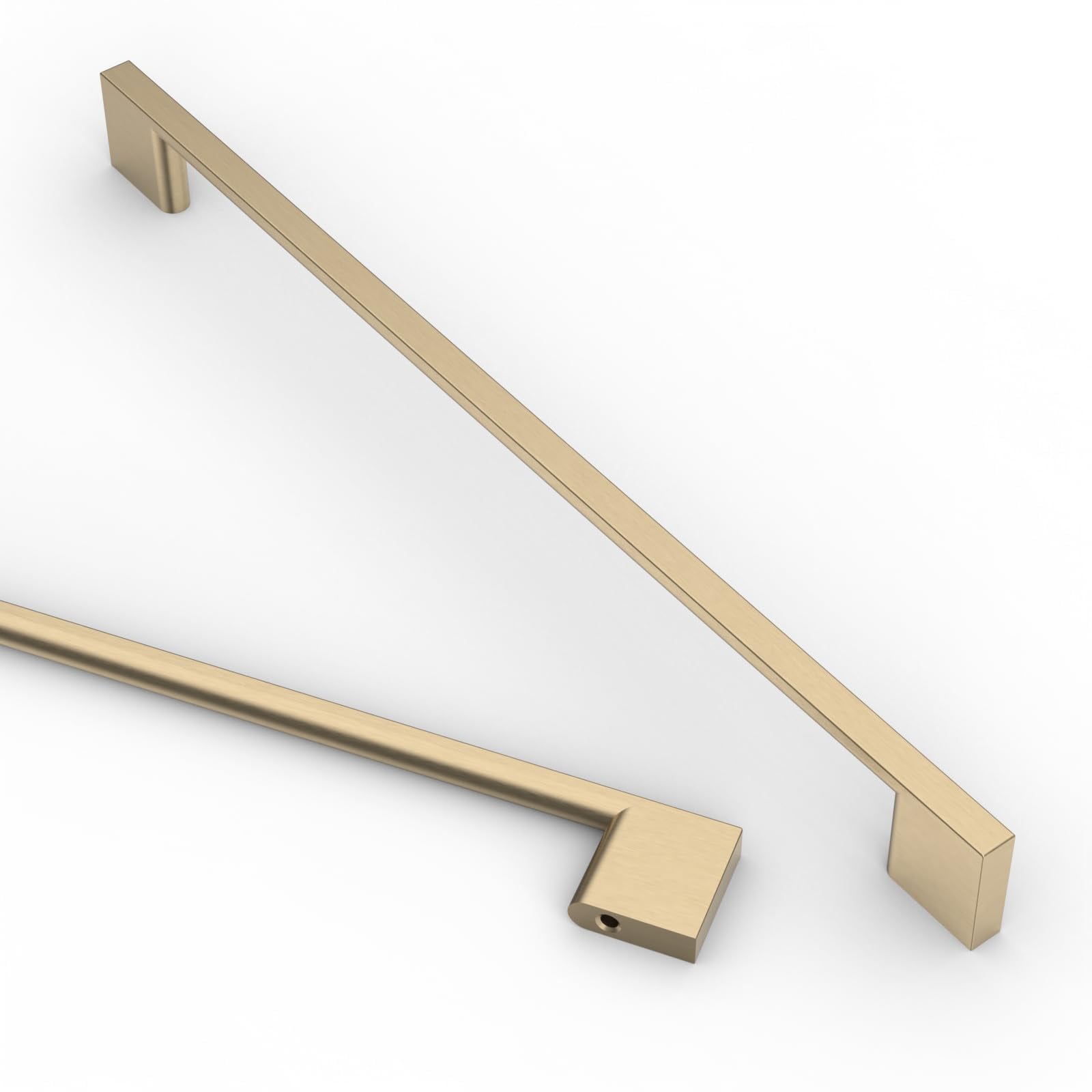 SenQWFa  20 Pack Ten Inch Brushed Brass Cabinet Handles Heavy Duty Kitchen Cabinet Pulls for Cupboard Drawer Hardware durable