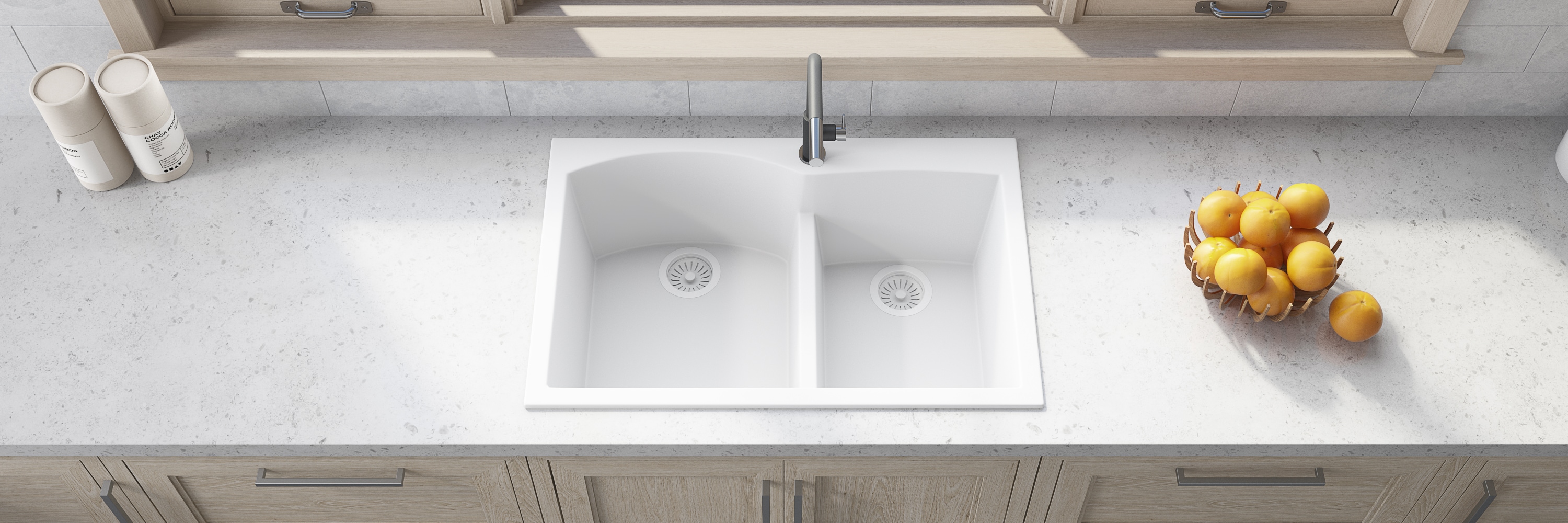 Ruvati RVG1345WH Kitchen-Sinks - View #6
