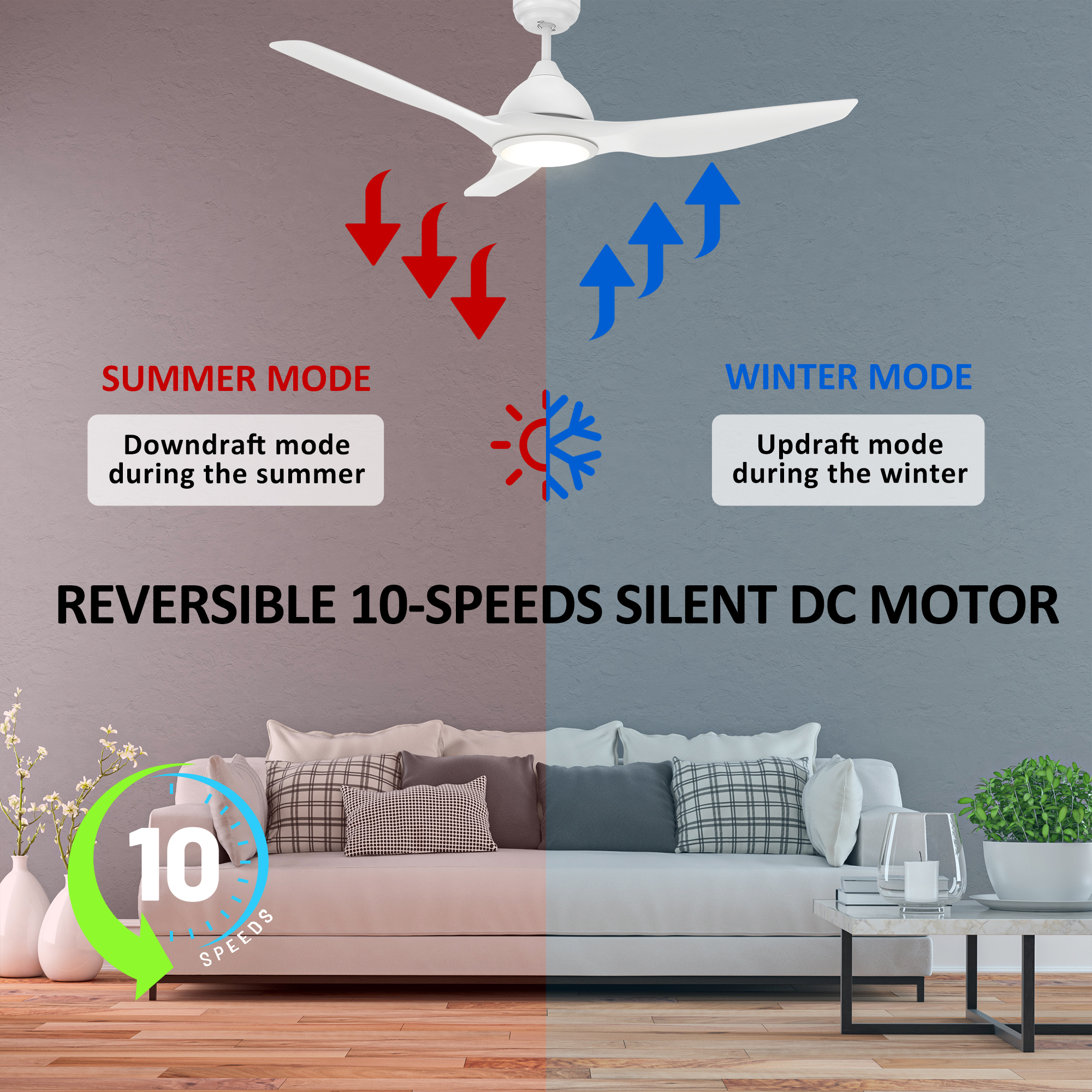 CARRO USA LS523K-L12-W1-1 Ceiling-Fans - View #6