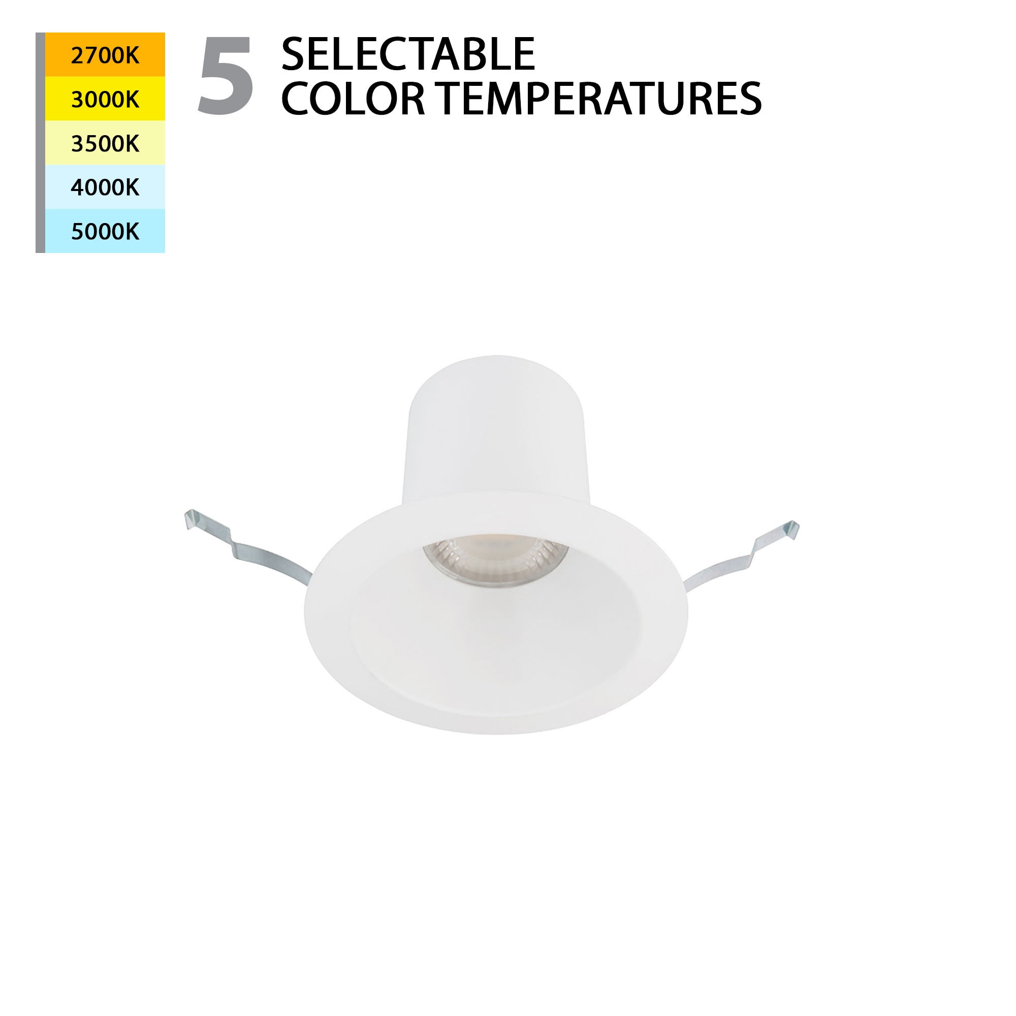 WAC Lighting R6DRDN-F9CS-WT Led-Retrofit-Downlight - View #2