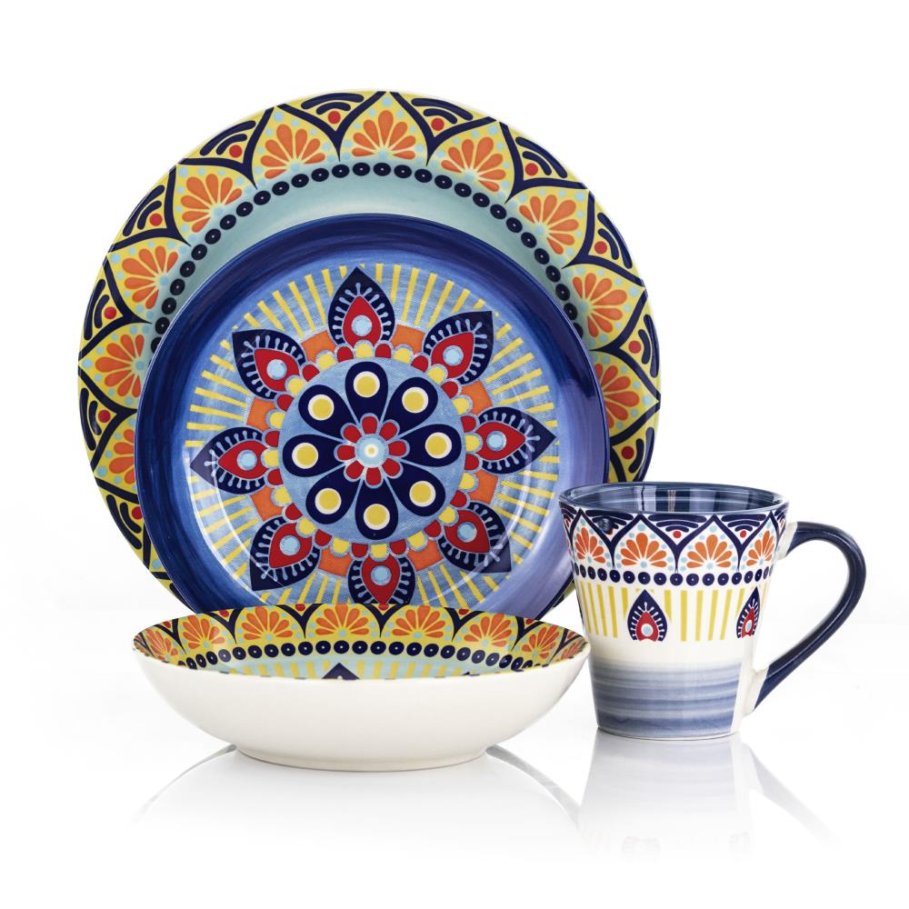 Elama Multiple Colors/Finishes Stoneware Dinnerware at Lowes.com