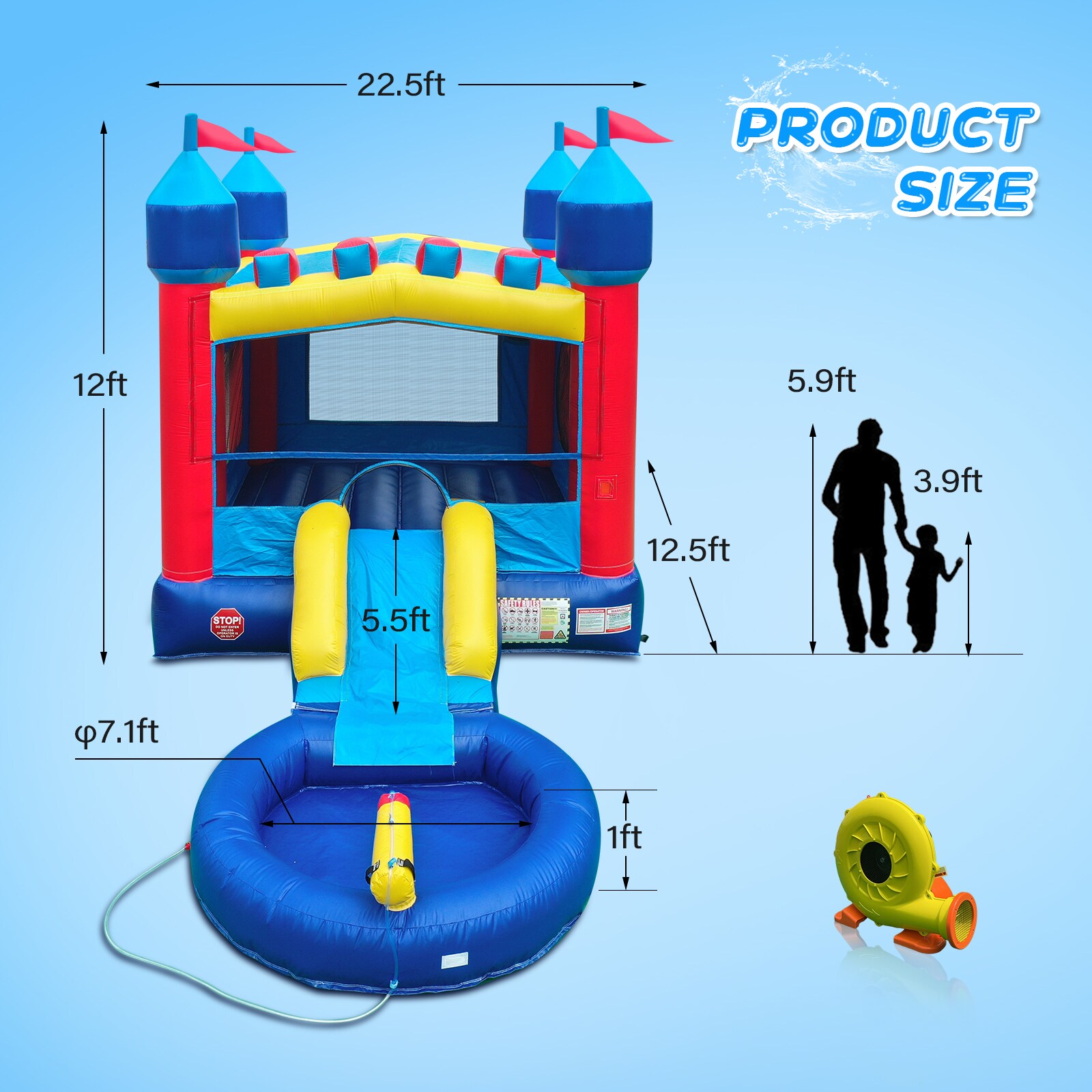 JOYMOR LS-G43000081-83 Bounce-Houses - View #6