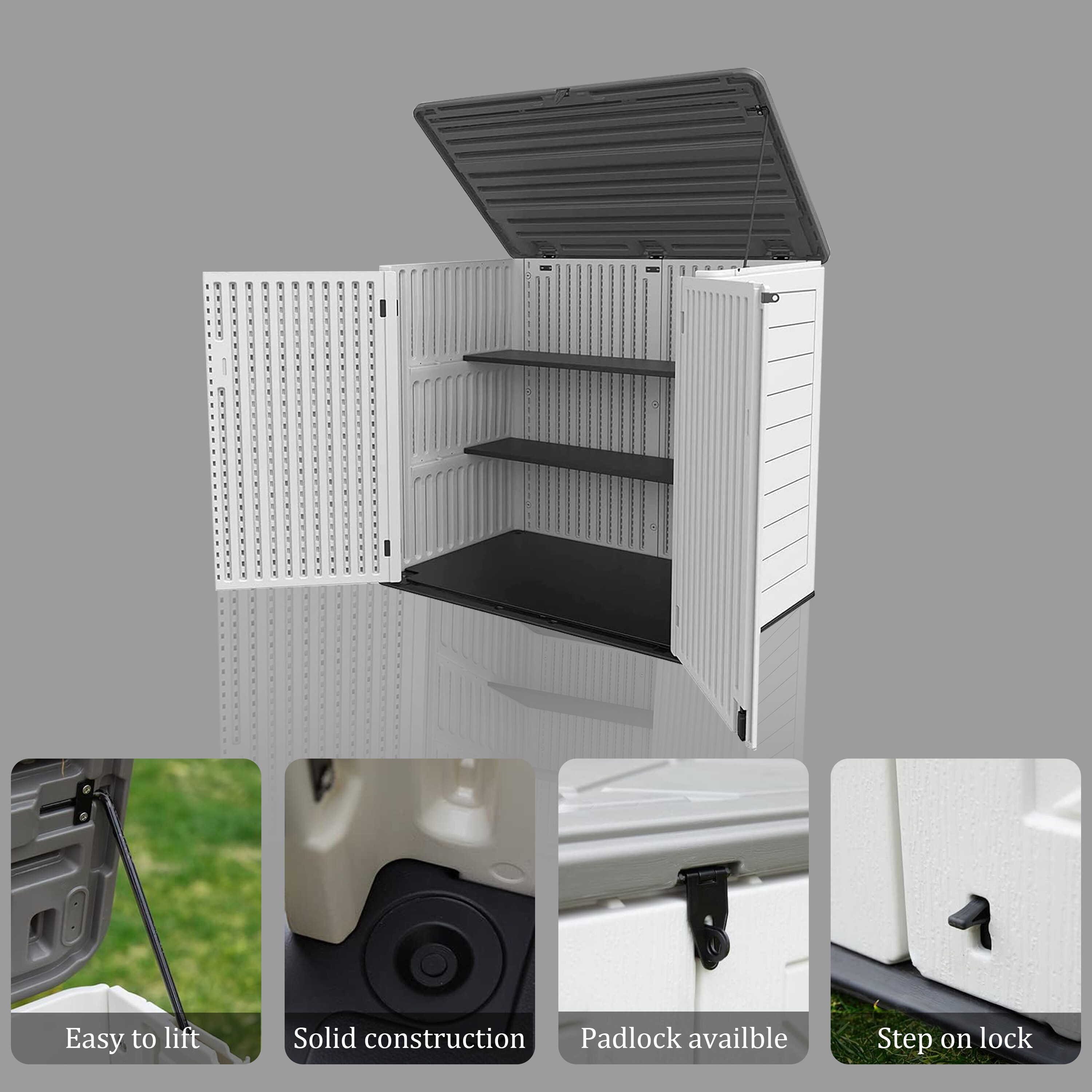 Yardgrace BSBCJYEUL0W2 Small-Outdoor-Storage - View #3