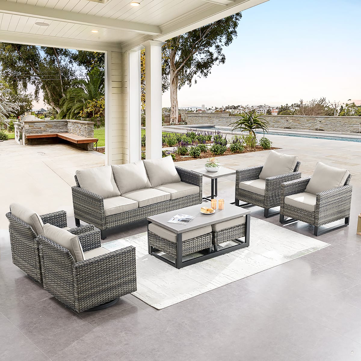 Rilyson FS062063069065070-2 Patio-Conversation-Sets - View #2