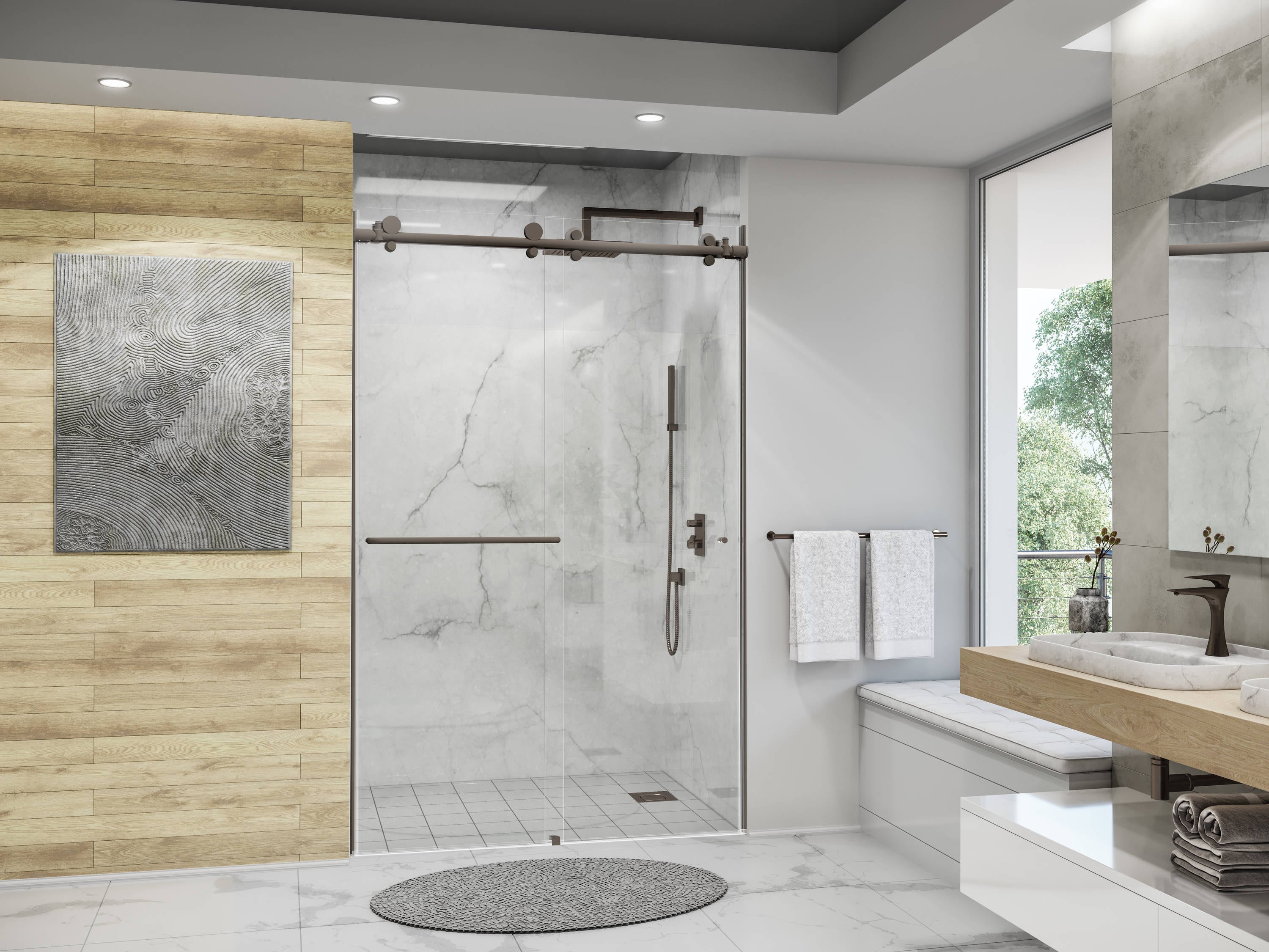 Holcam ECBSEORBCLR4874HS Shower-Doors - View #2
