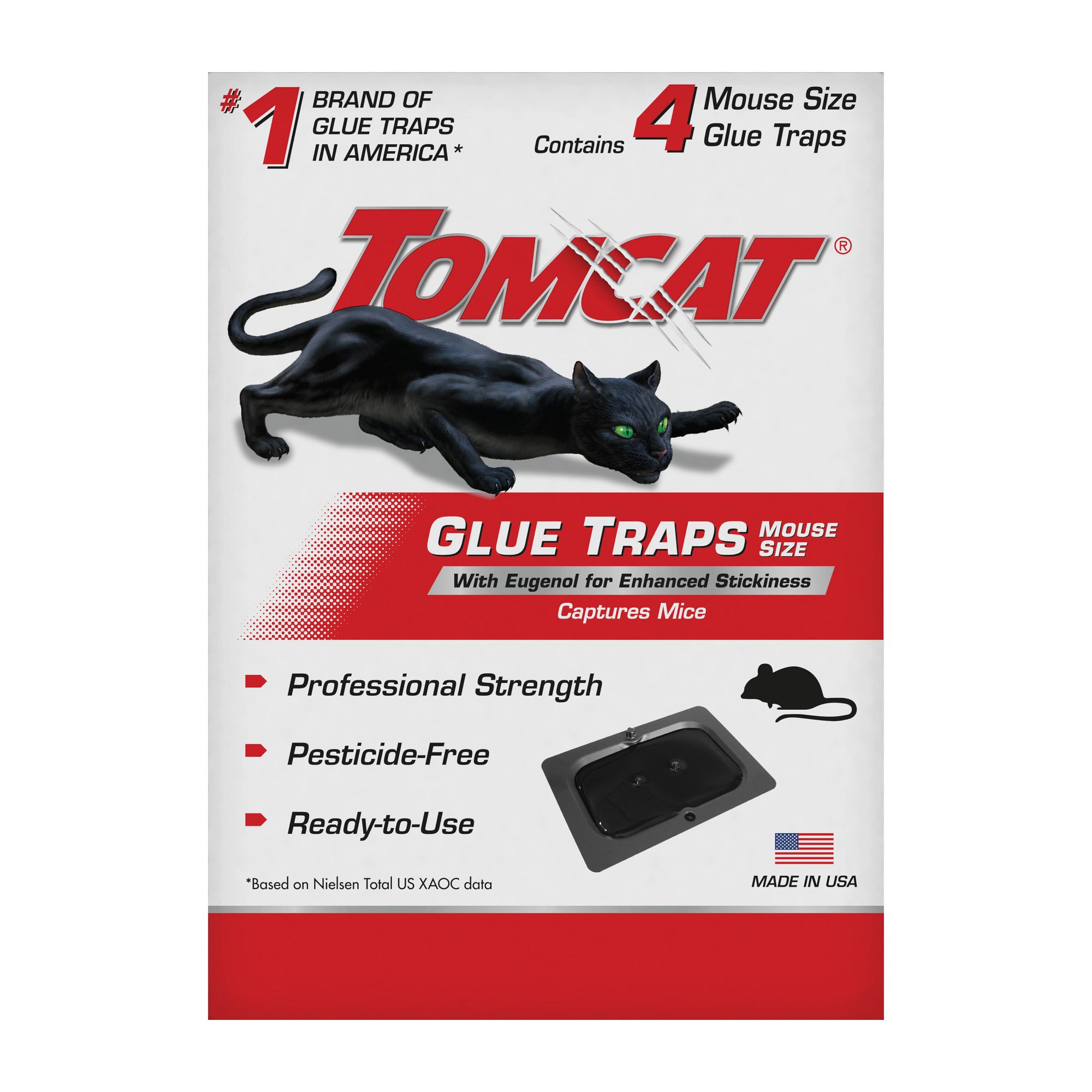 TOMCAT 0362301 Glue Traps with Eugenol Mouse Traps