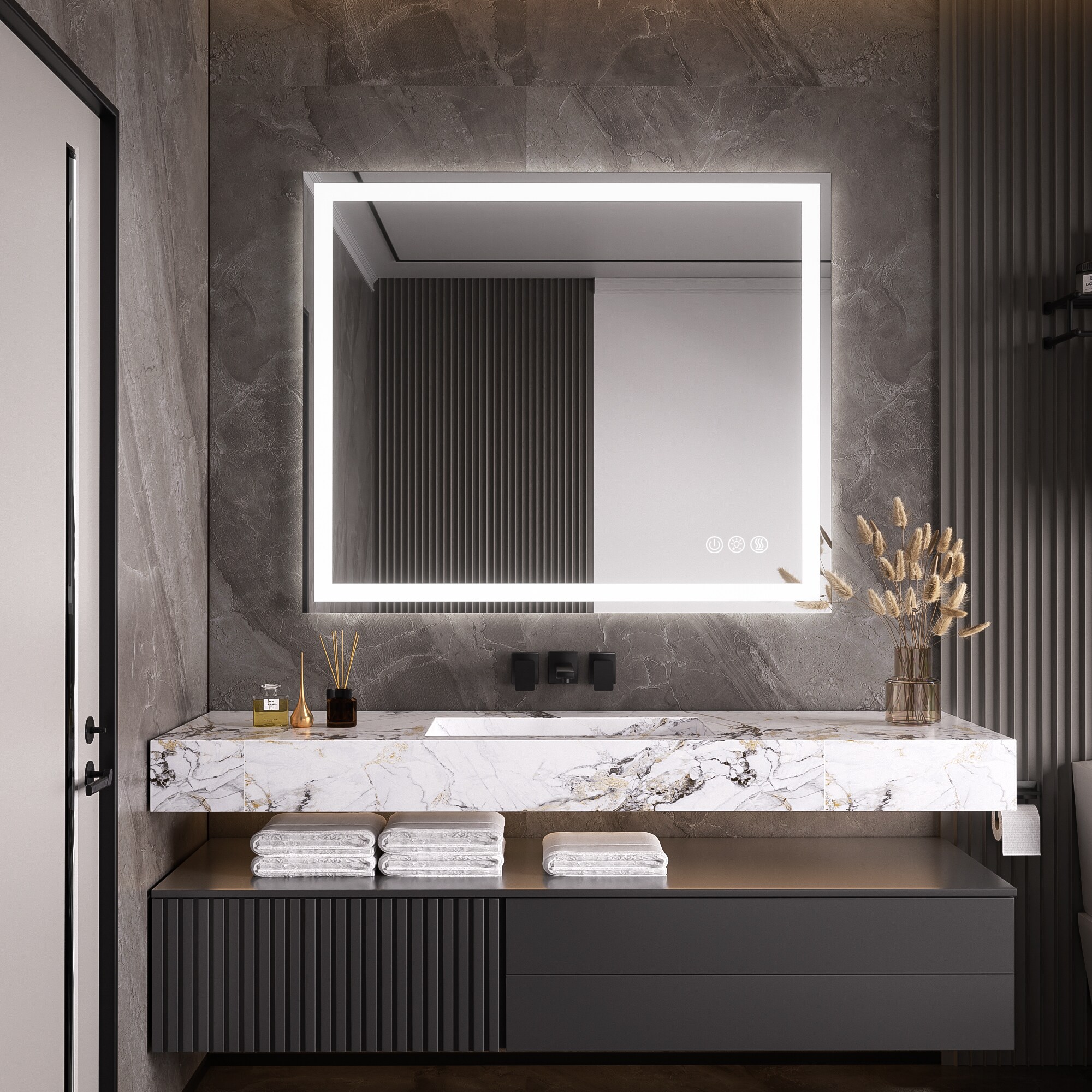 LOVMOR SF-R-GHFA3630 Framed-Bath-Mirrors - View #3