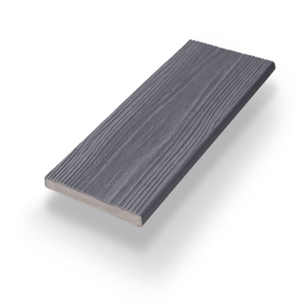 Fortress Building Products 153121223F 1-in x 12-in x 12-Feet PVC Alaskan Driftwood Grey Fascia deck board