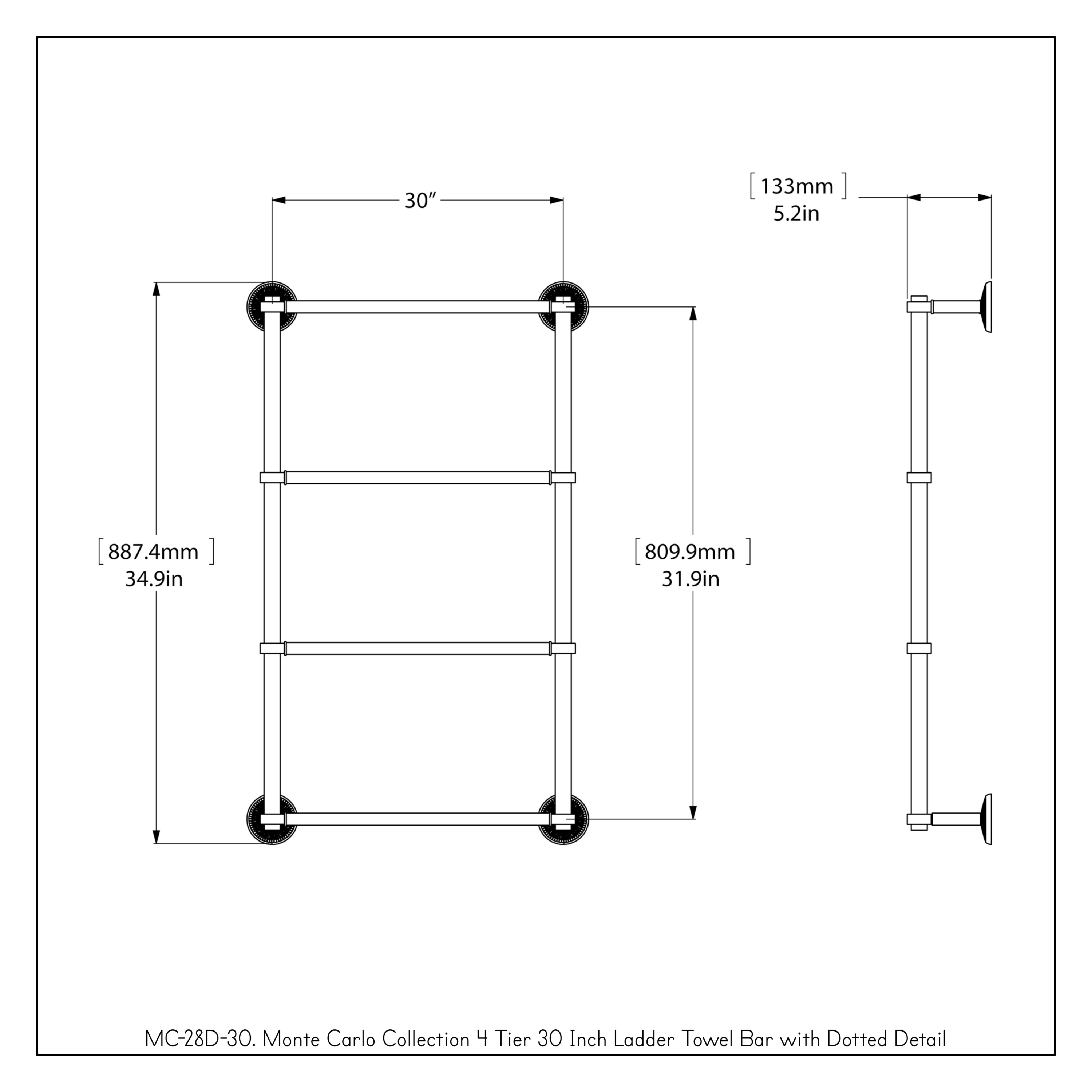 Allied Brass MC-28D-30-CA d060350 - View #3