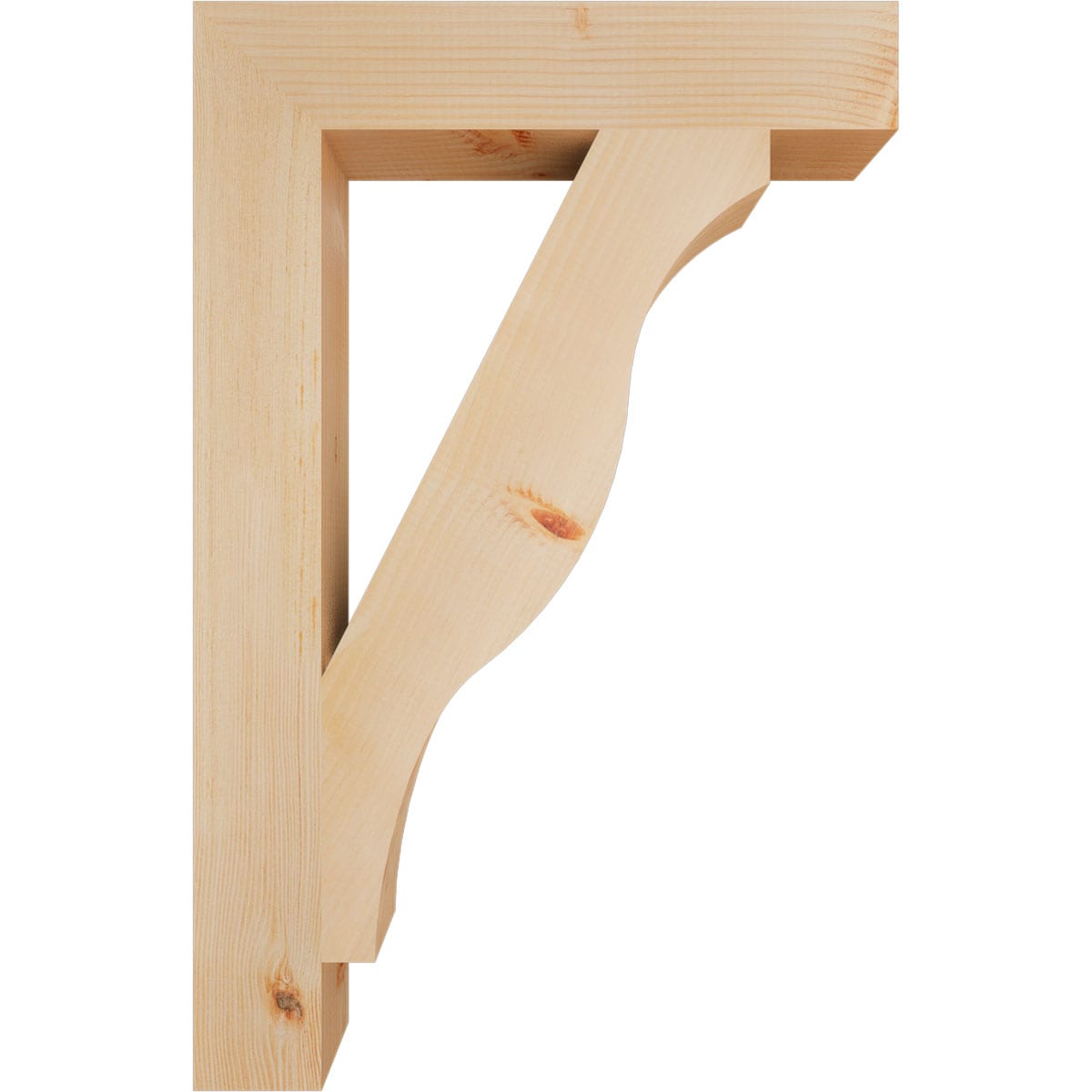 Ekena Millwork BKT04X22X34FST05SDF Exterior-Brackets-Braces - View #3