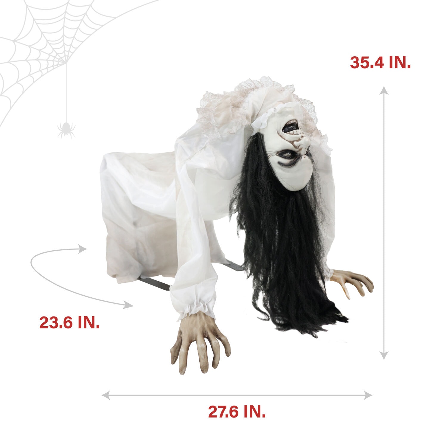 Haunted Hill Farm HHLADY-11FLSA Halloween-Animatronics - View #3