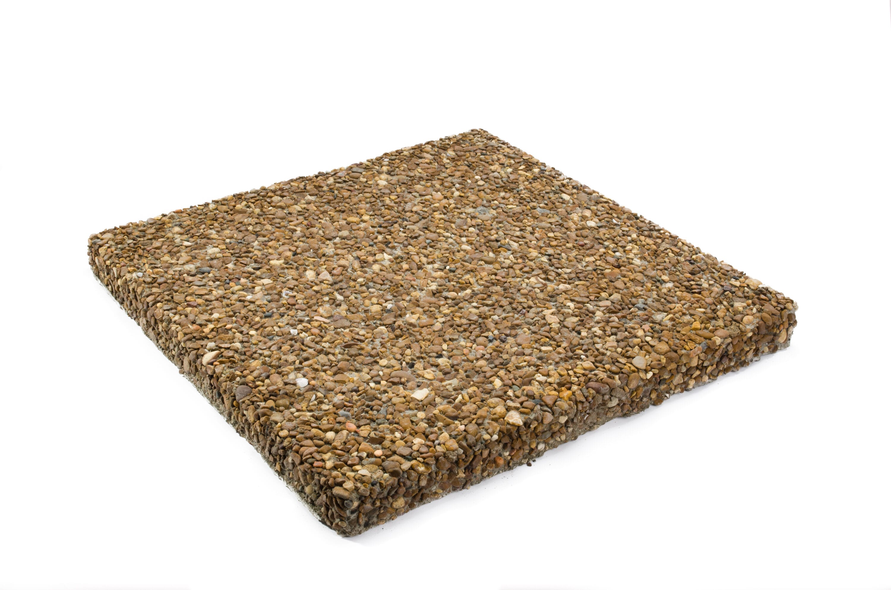  04204 24-in L x 24-in W x 2-in H Square Brown Concrete Patio stone