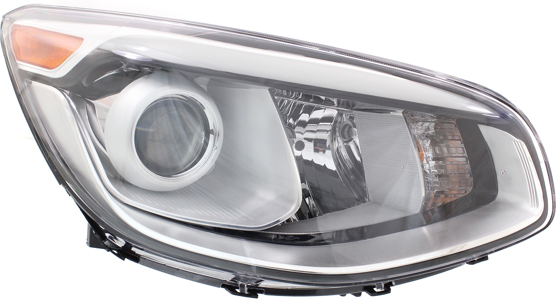 Garage-Pro JCWREPK100175QGP Headlight Compatible with Kia Soul 2014-2016 Rh Assembly Halogen Projector Type- Capa