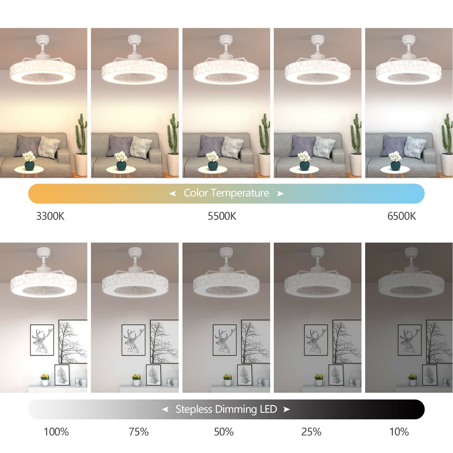 WELLFOR CHY-CF007USPI Ceiling-Fans - View #10