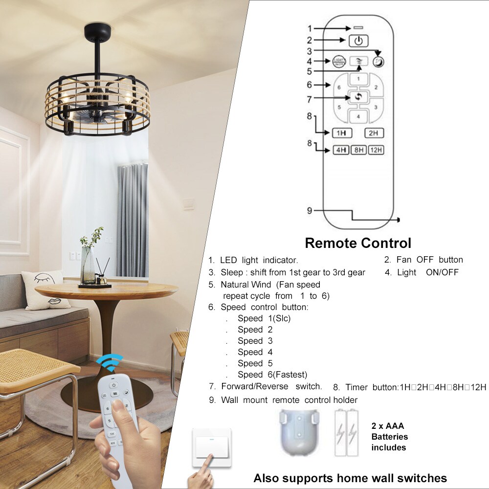 Innobule LAMP-0352068 Ceiling-Fans - View #9
