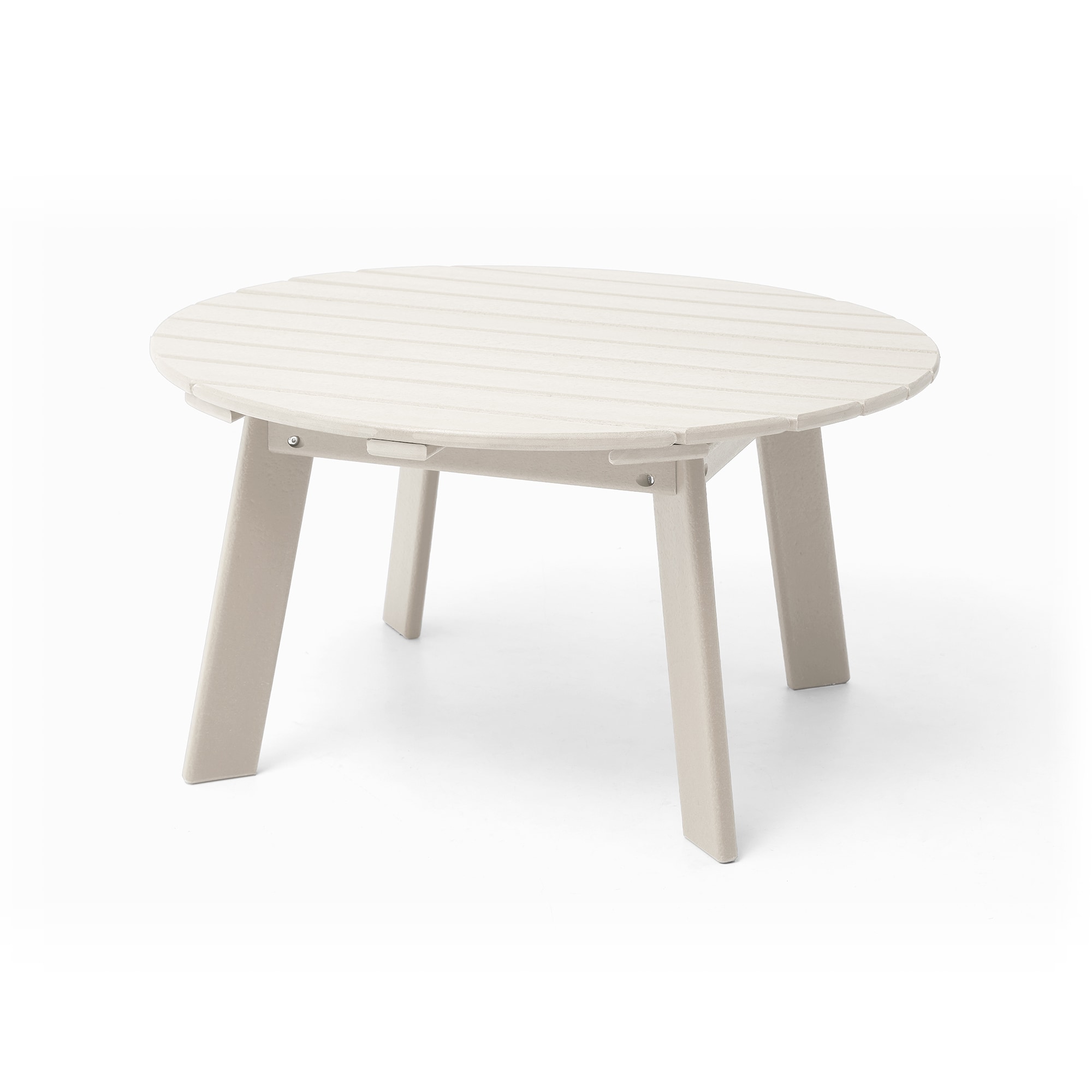 Glitzhome 2022200025 Round Outdoor Coffee Table 36-in W x 36-in L