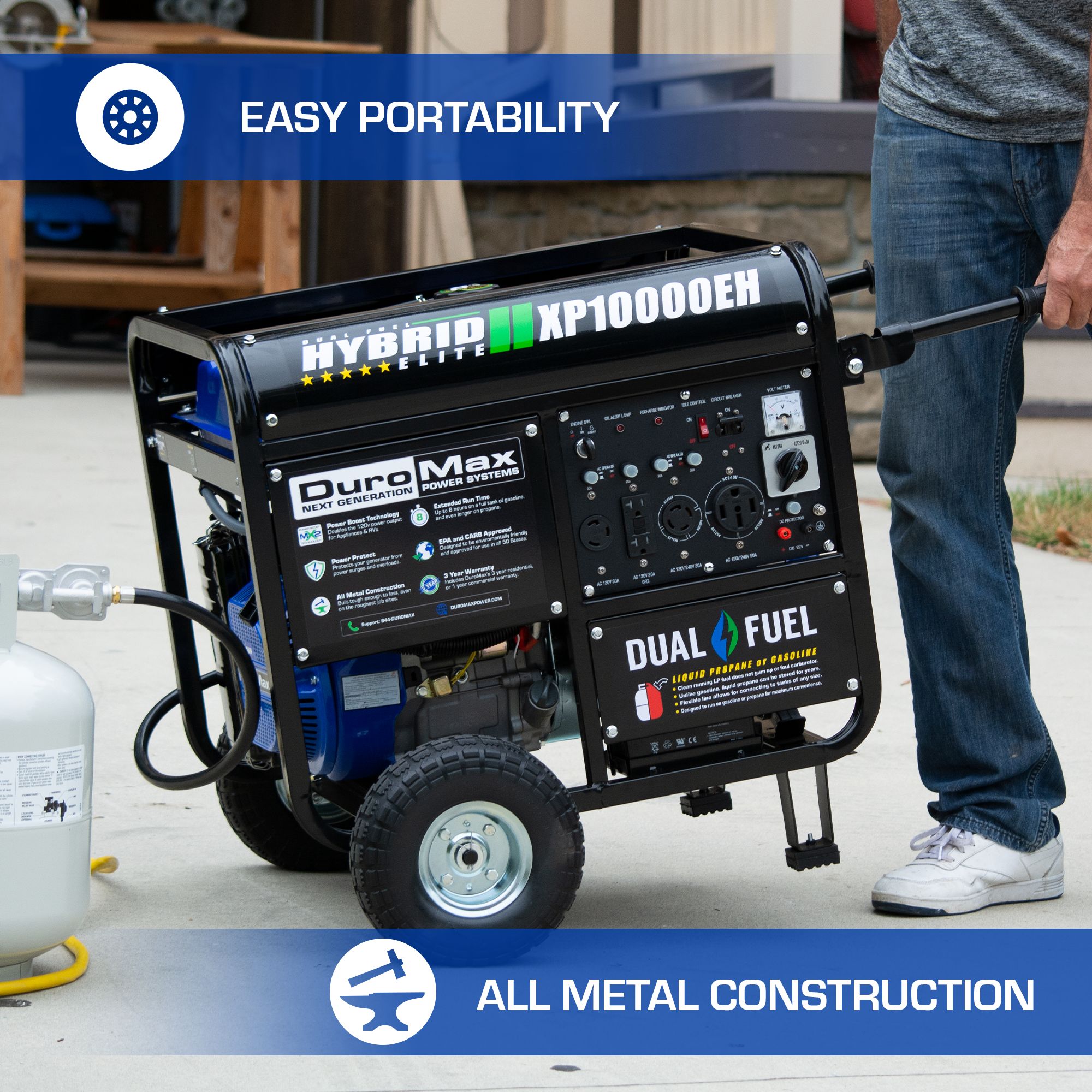 DuroMax XP10000EH Portable-Generators - View #10