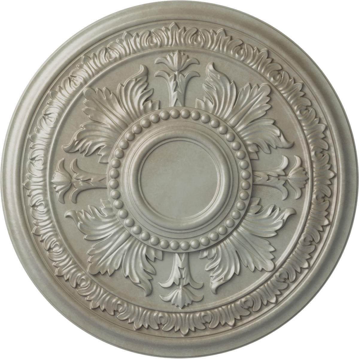 Ekena Millwork CM30TEFLS Tellson 30.625-in W x 30.625-in L Painted Flash Gold Polyurethane Whole Ceiling Medallion