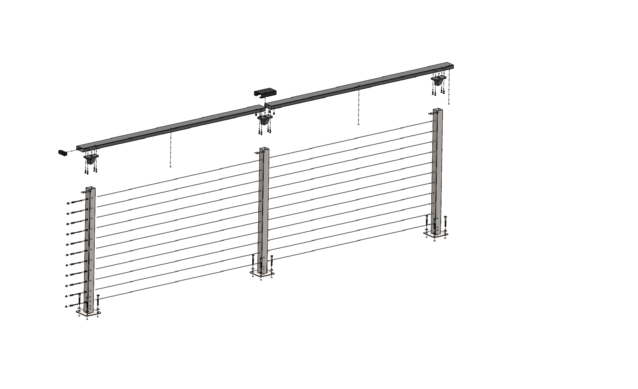 CityPost CP-8-G-D-42 railings - View #5