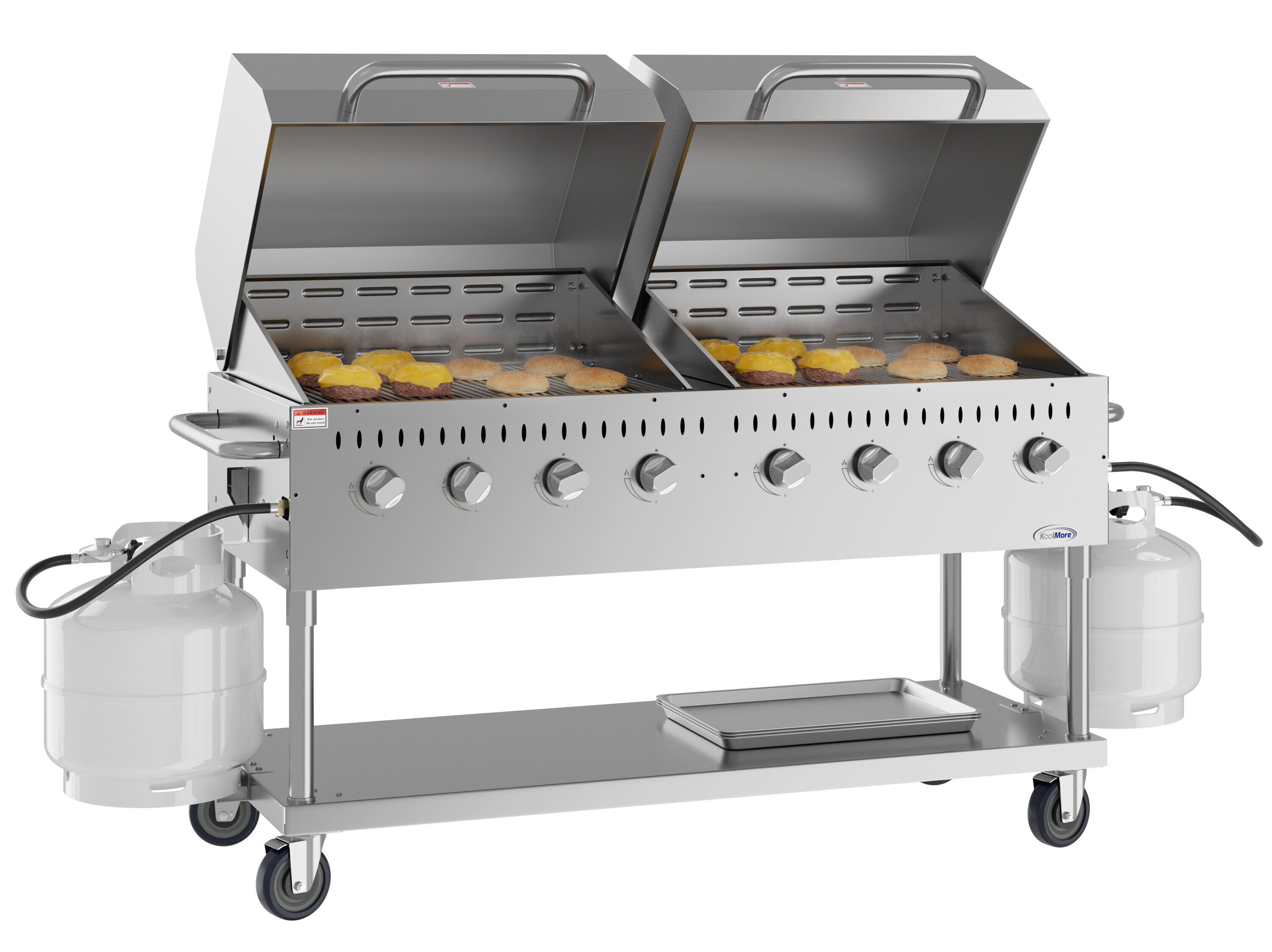 KoolMore LOW-CGKIT6-D30D30 Gas-Grill - View #6