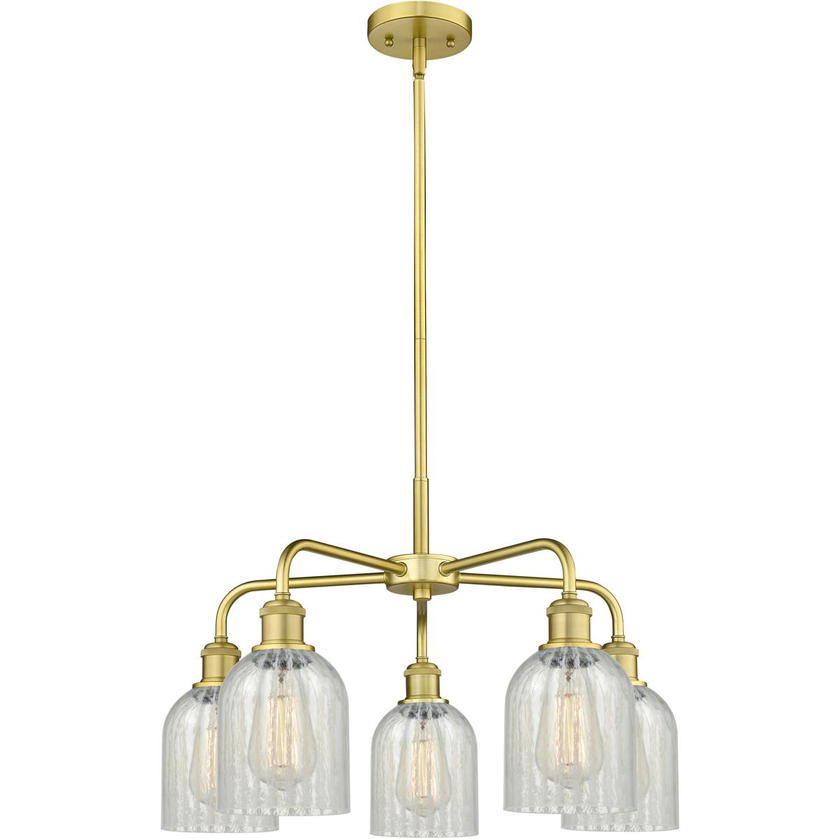 Innovations Lighting - 516-5CR-SG-G2511 Caledonia Chandelier Satin Gold