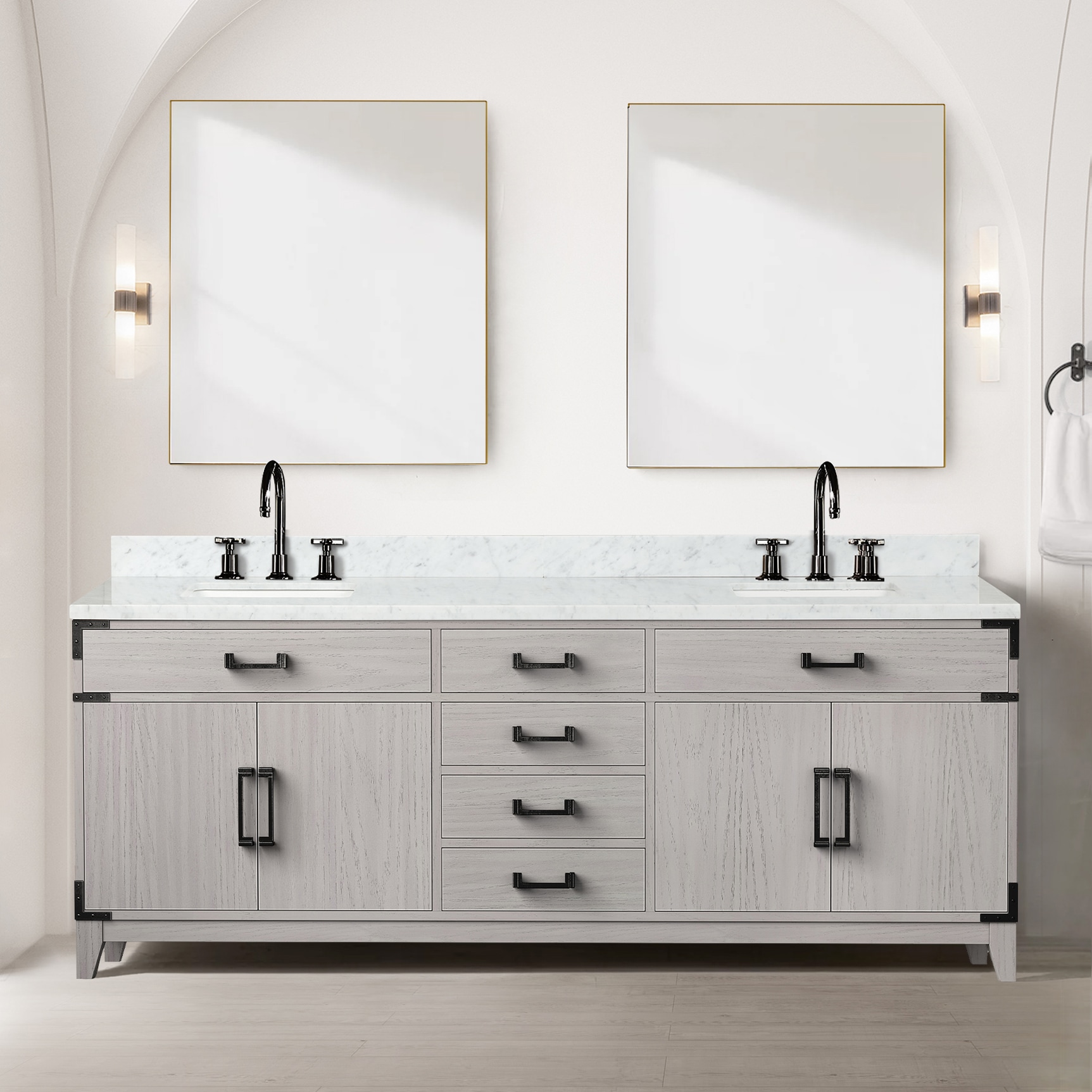 Lexora LVW84DM110 Bath-Vanity-Combo - View #4