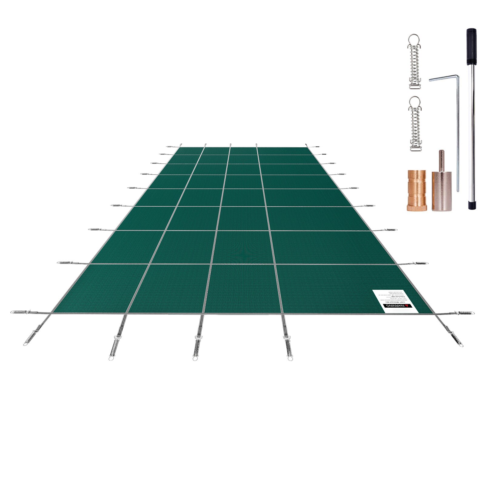 SVOPES SVOPESYYCM16X00600V0 42-ft x 18-ft Pool Safety Cover Polypropylene Leaf safety and winter Rectangle Pool Cover