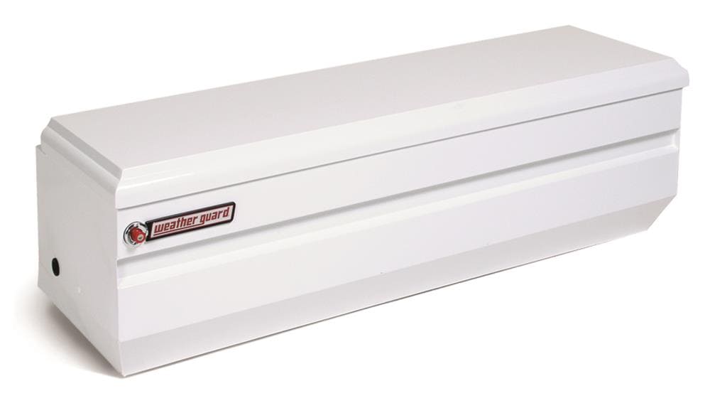 WEATHER GUARD 55-in x 20-in x 19.25-in White Steel Chest Truck Tool Box -454666 Uae Electronic uaeelectronic.com