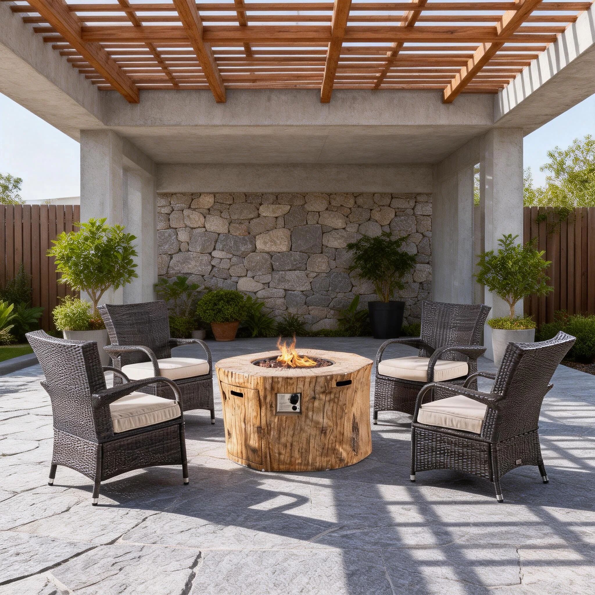 Direct Wicker DWG-21801123-B Patio-Conversation-Sets - View #6