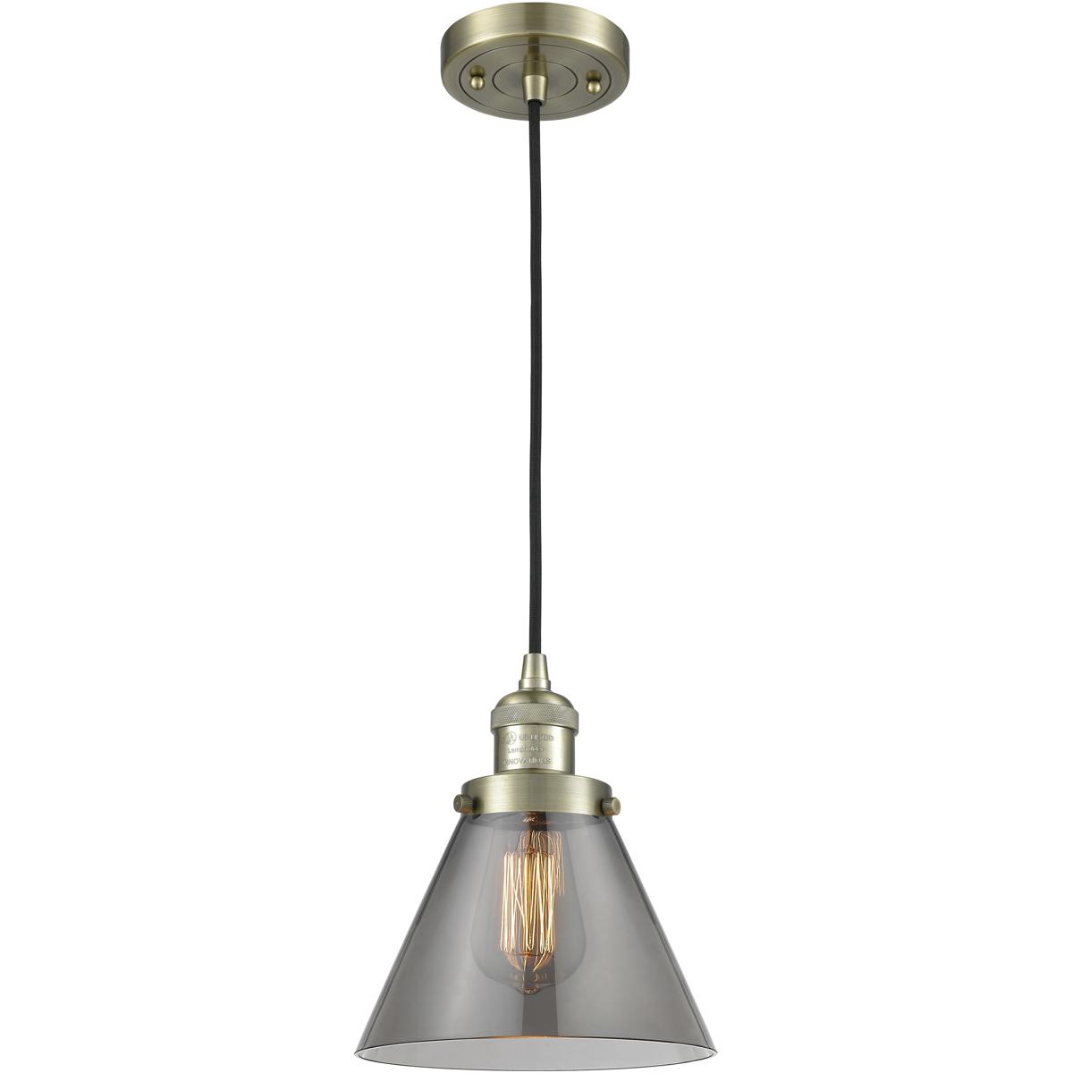 Innovations Lighting 1353564 201C-AB-G43 Franklin Restoration Cone Mini Pendant