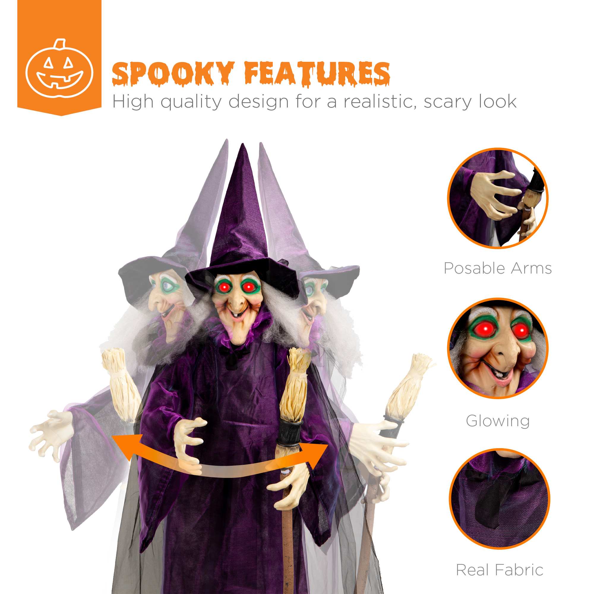 Best Choice Products SKY5813 Table-Halloween-Decor - View #3