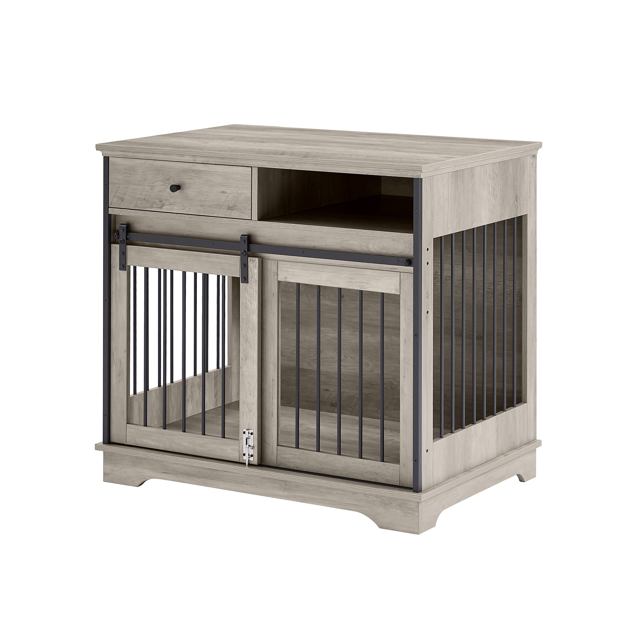 Mondawe MD-WF2829A Composite Dog/Cat Crate Small 2.95-ft L x 1.97-ft W x 2.79-ft H