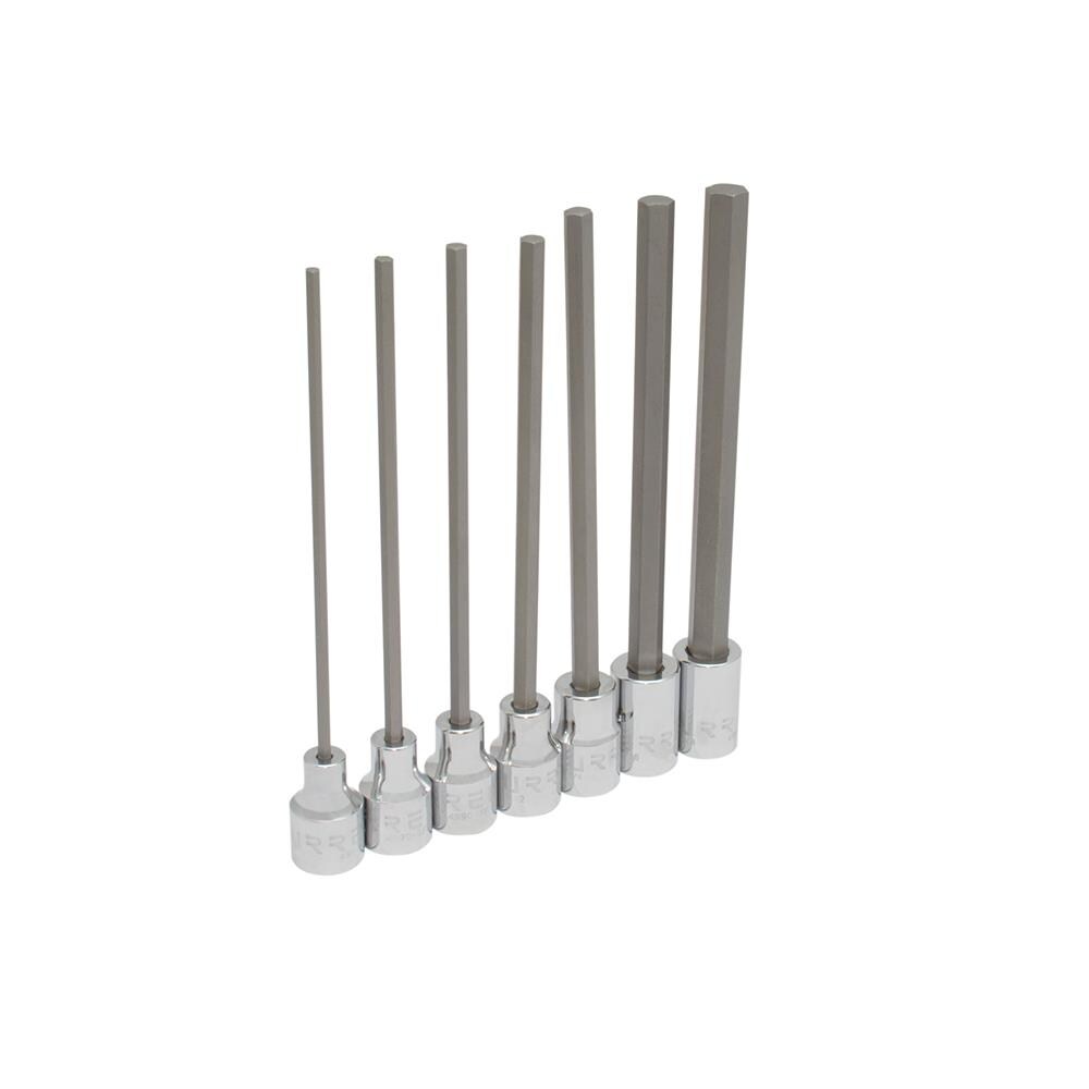 URREA 4990-7L 7 -Piece 3/8 in Hexagonal
