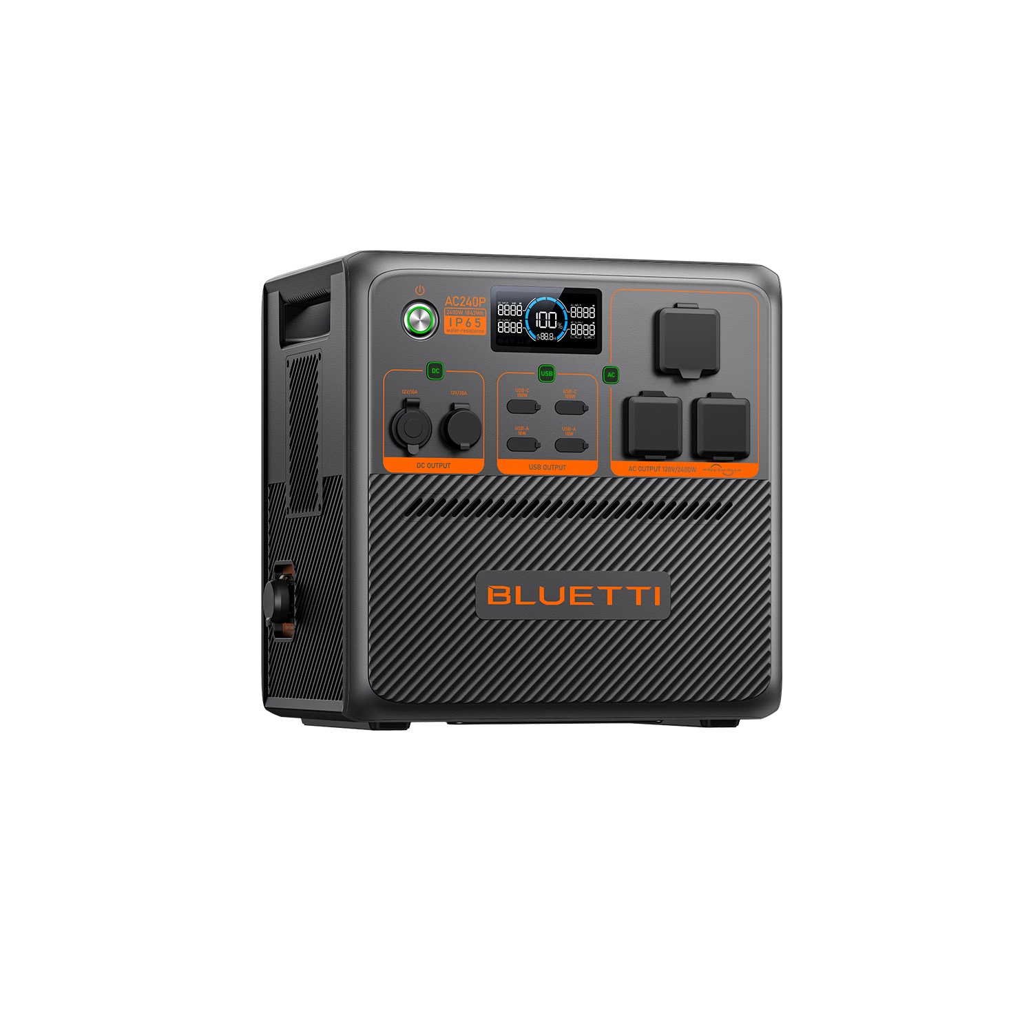 BLUETTI AC240P-LWSUS Premium Series IP65 1843Wh 2400 -Watts Portable Power Station