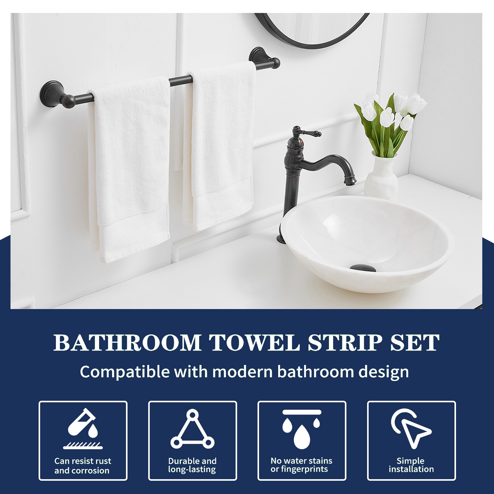 BWE TBS005-4-ORB Decorative-Bath-Hardware-Kits - View #6