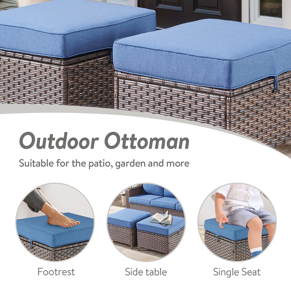 Rilyson FSLRBR40-1 Stools-Ottomans - View #7