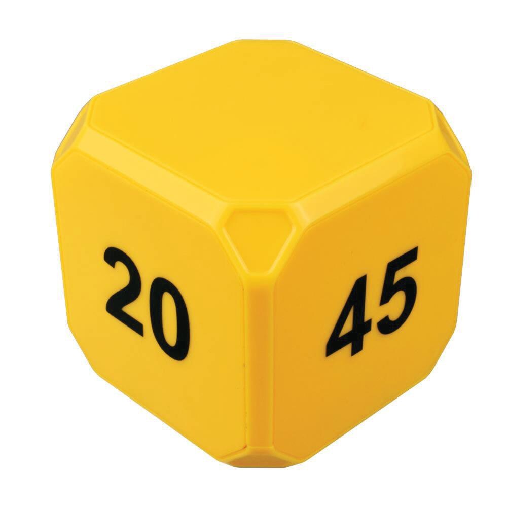 Datexx DTXDF46 TimeCube Plus 5-10-20-45 Minute Preset Timer, Yellow