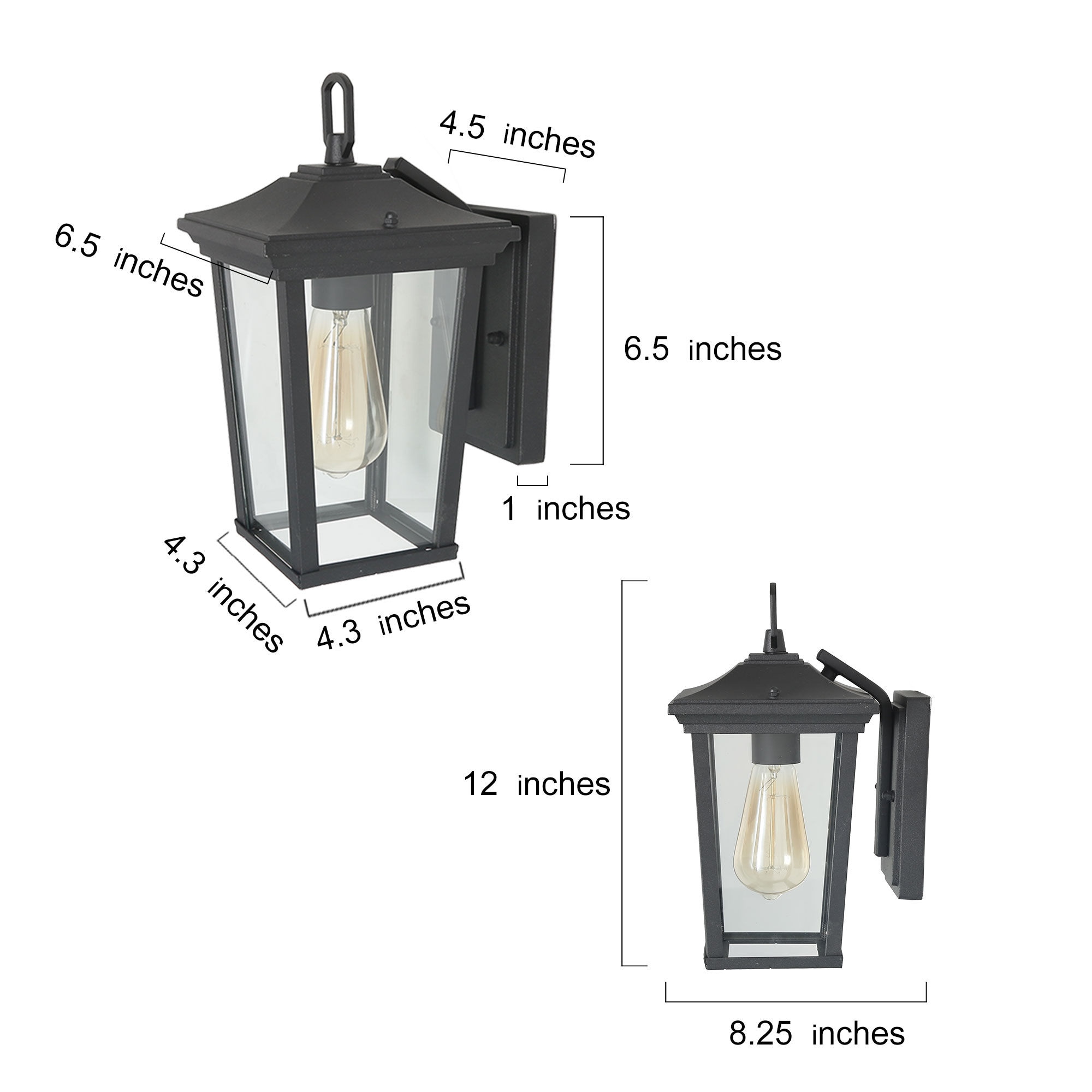 LNC A03278S Outdoor-Wall-Lighting - View #7