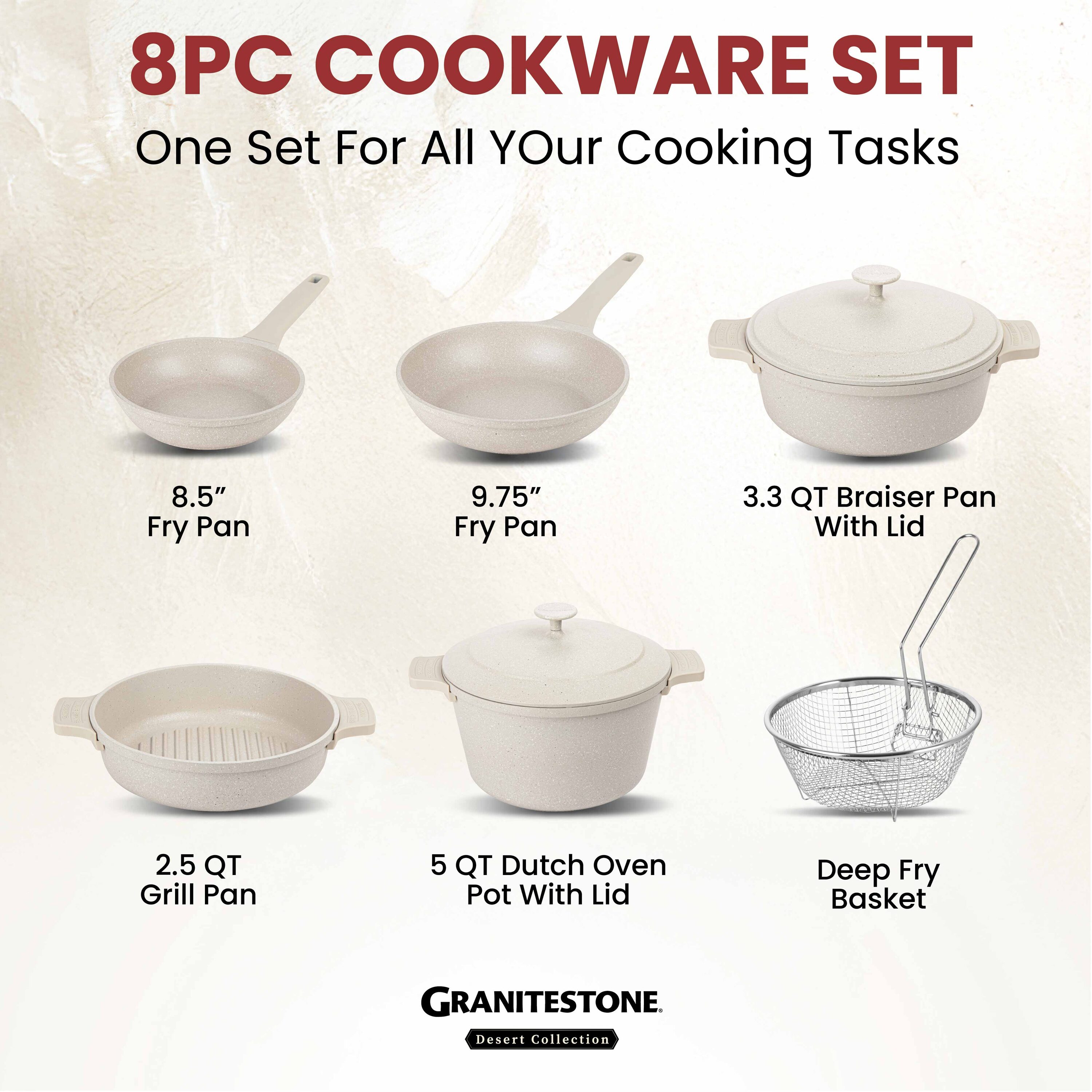 GraniteStone Diamond 9035 Cooking-Pans-Skillets - View #3