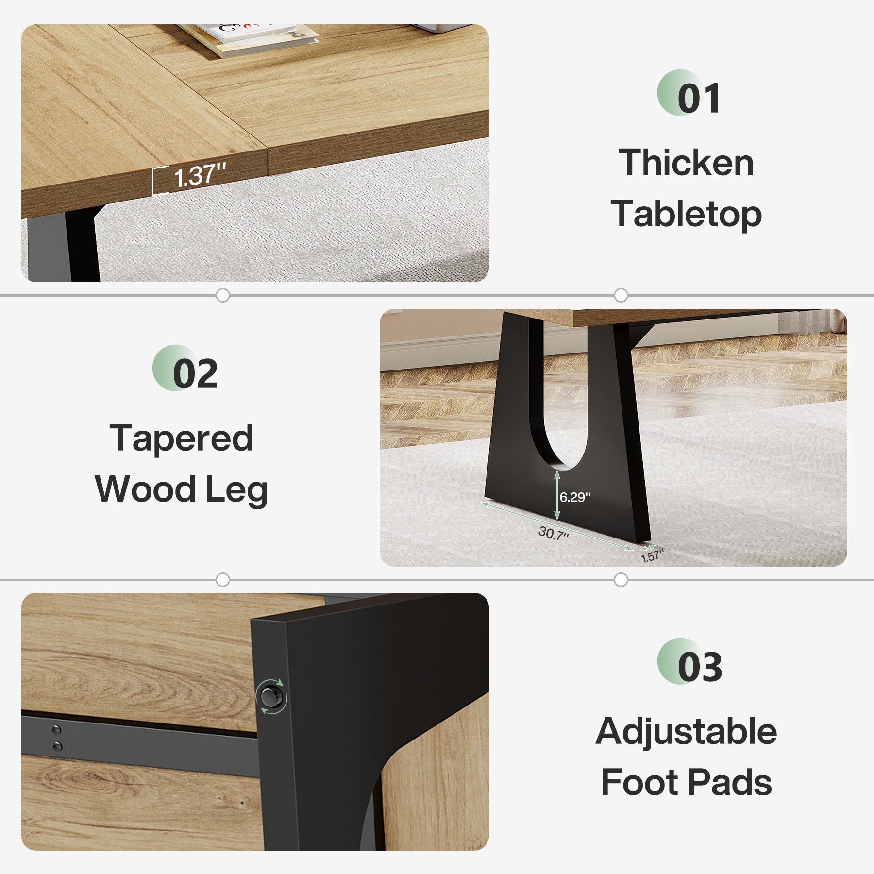 Fnova LWTJ-NY259 Dining-Tables - View #6
