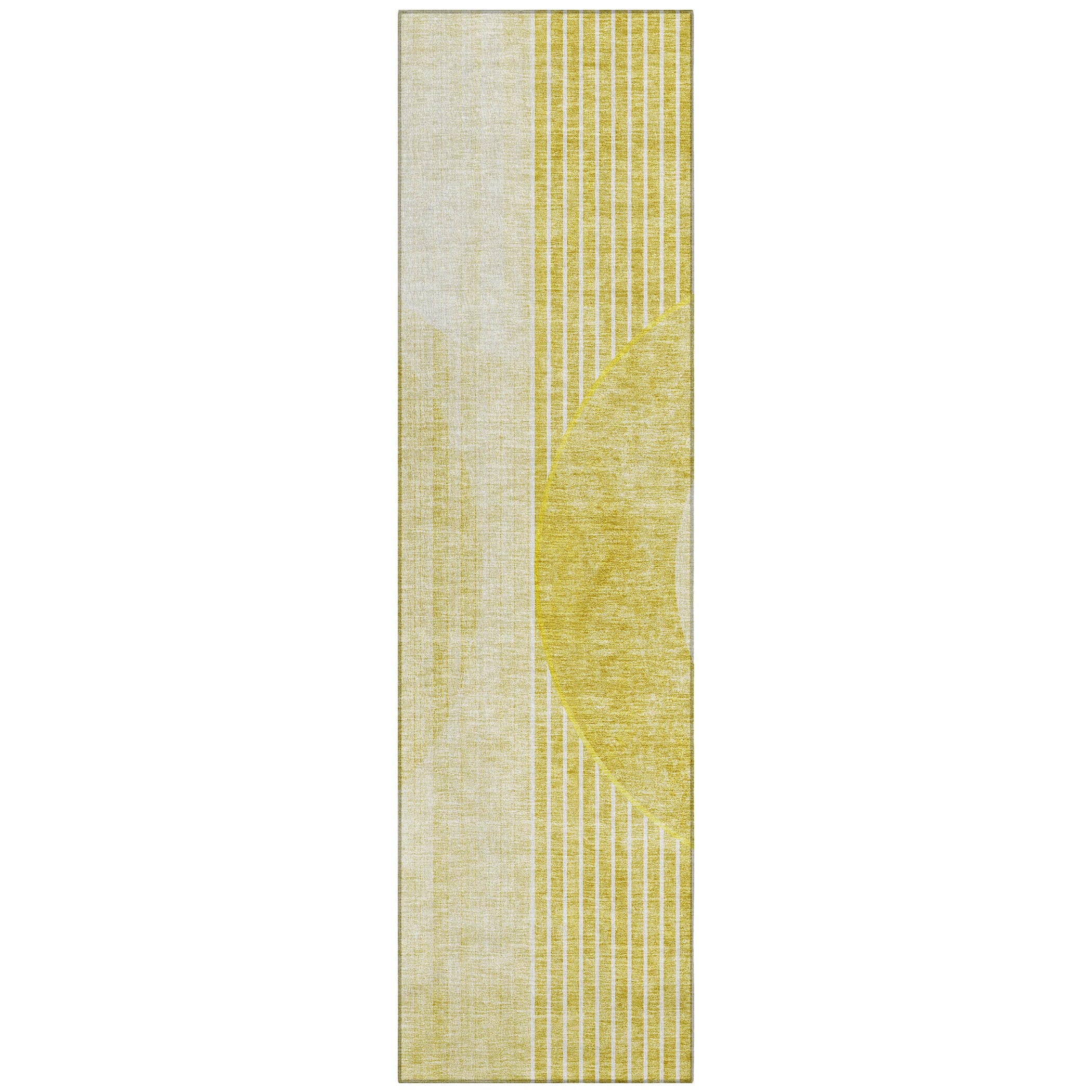 Addison Rugs ACN676WH2X8 Chantille ACN676WH 2 x 7 (ft) Polyester Wheat Rectangular Indoor/Outdoor Geometric Machine washable Runner rug
