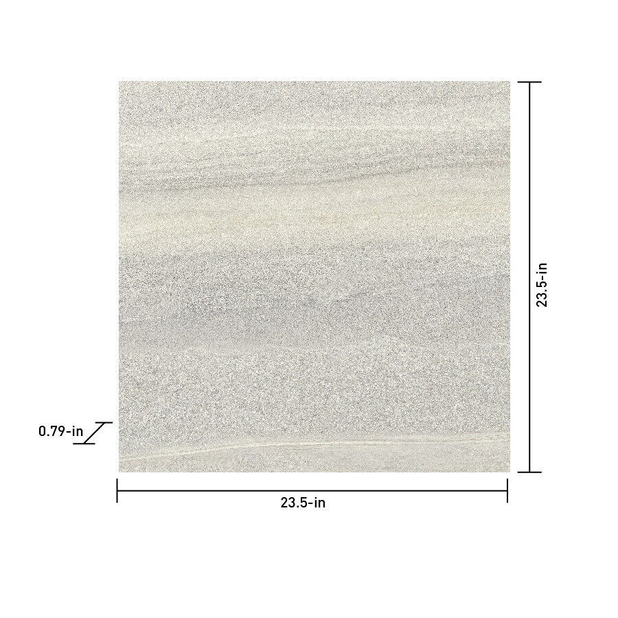 Satori 24-in L x 24-in W x 0.75-in H Square Carlton Mist Porcelain Paver