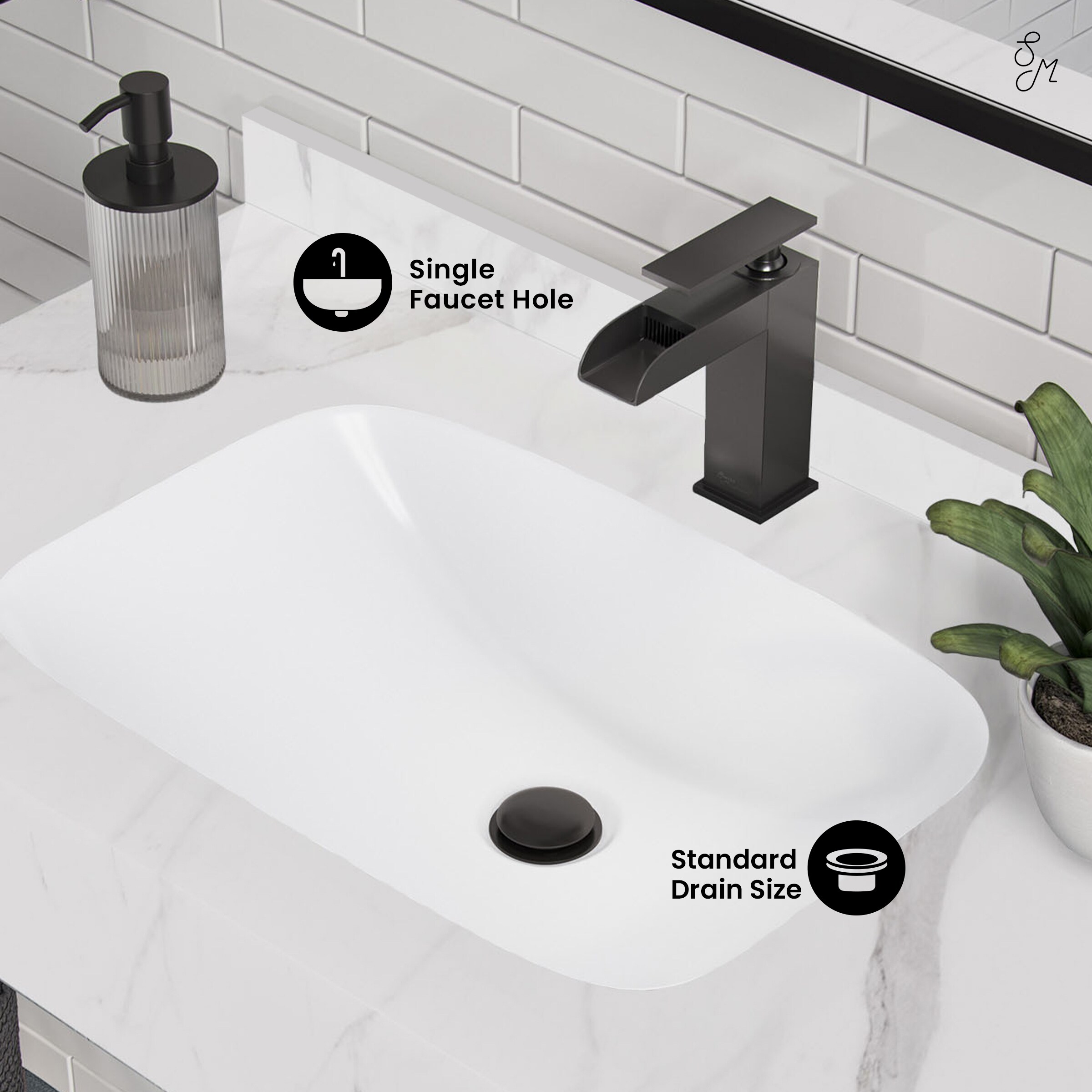 Swiss Madison SM-25-WSVIC02WM Bath-Sink - View #4