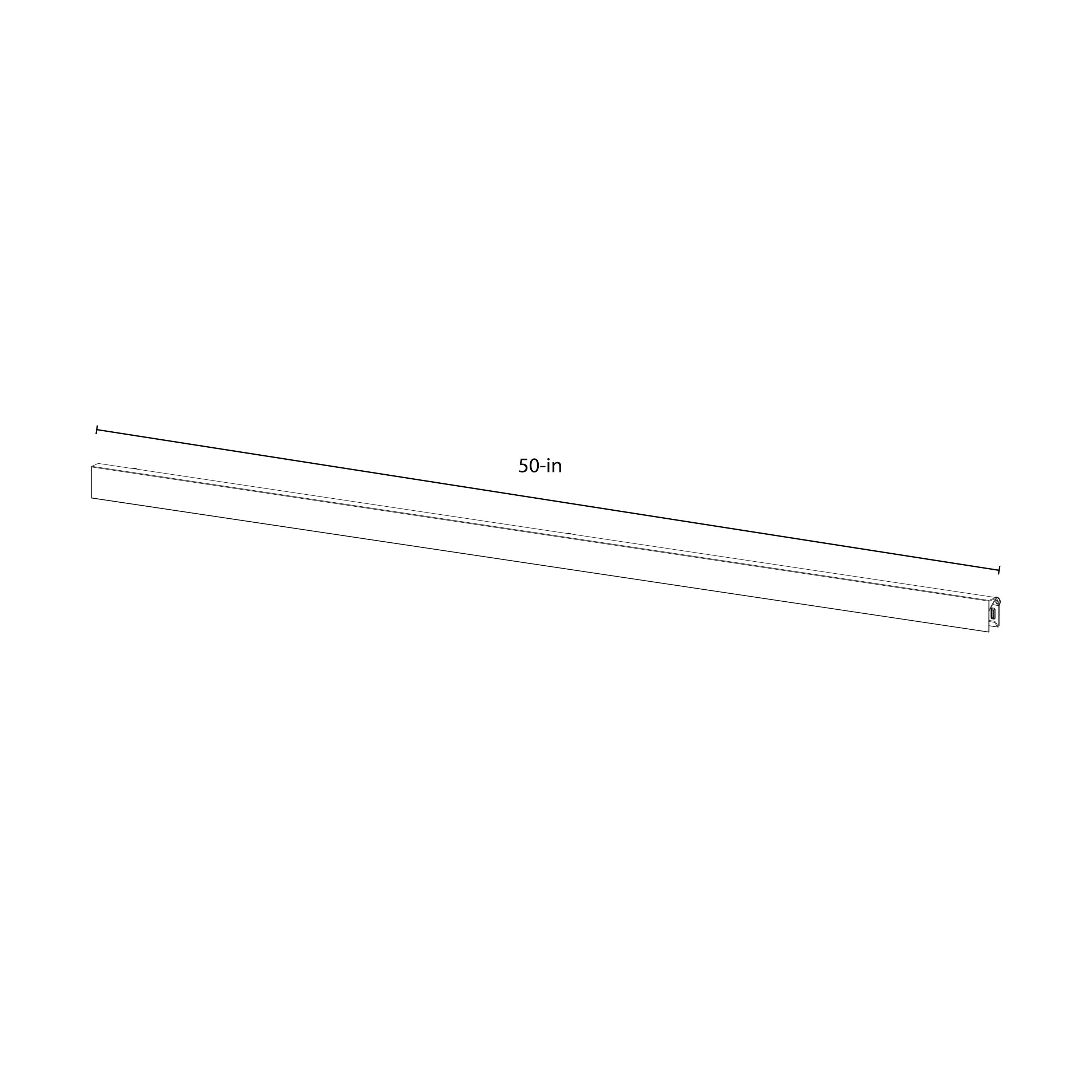 Origin 21 WIR-HTC50-W Wood-Closet-Hardware - View #5
