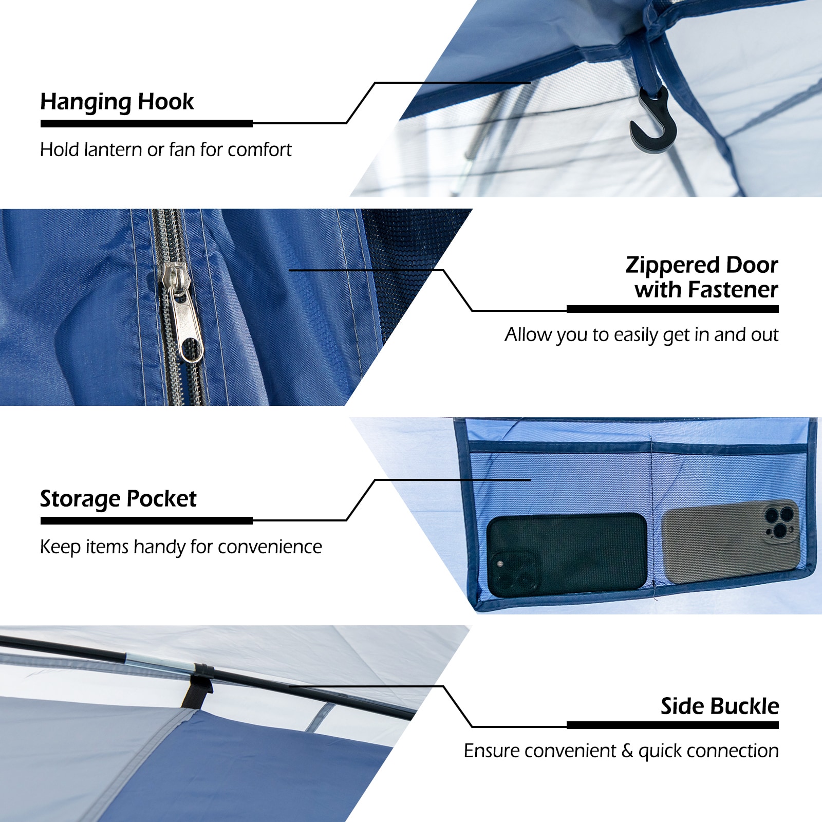 WELLFOR CAJ11657BL tents - View #3