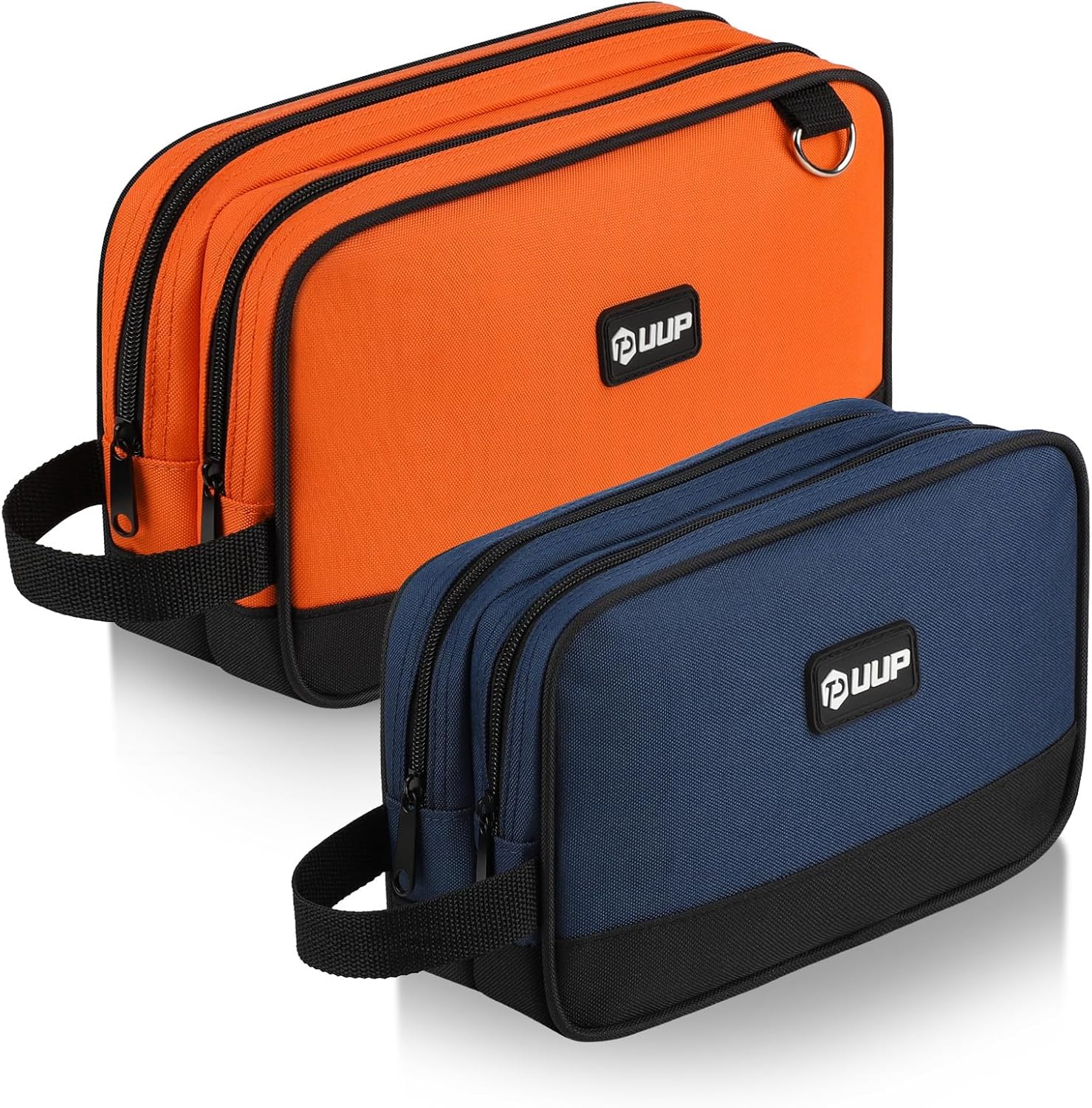 UUP 12 10 Inch Small Tool Bag 2 Pack Zipper Tool Pouch 2 Compartments Utility ToolBag with Carrying Handle Toolbox Organization Screwdriver Storage Tool Box Mechanic Men Dad Gifts