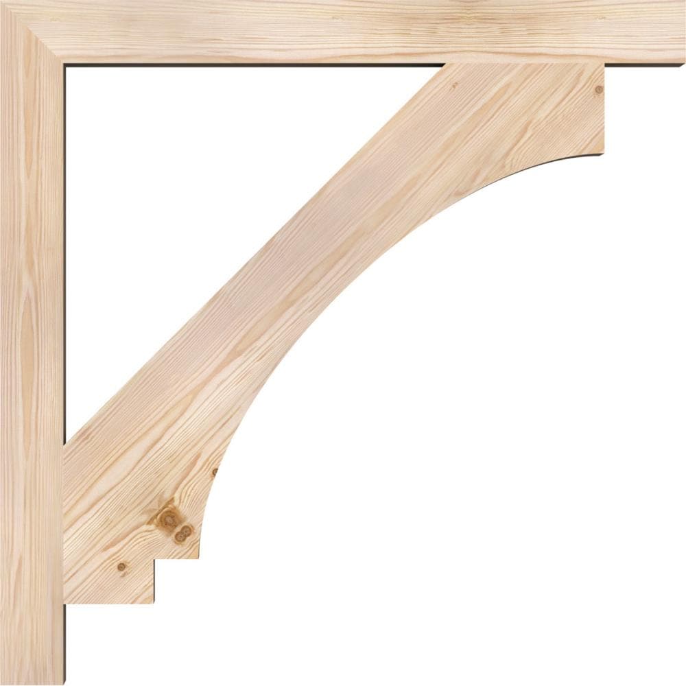 Ekena Millwork BKT04X38X38IMP05SDF Exterior-Brackets-Braces - View #2